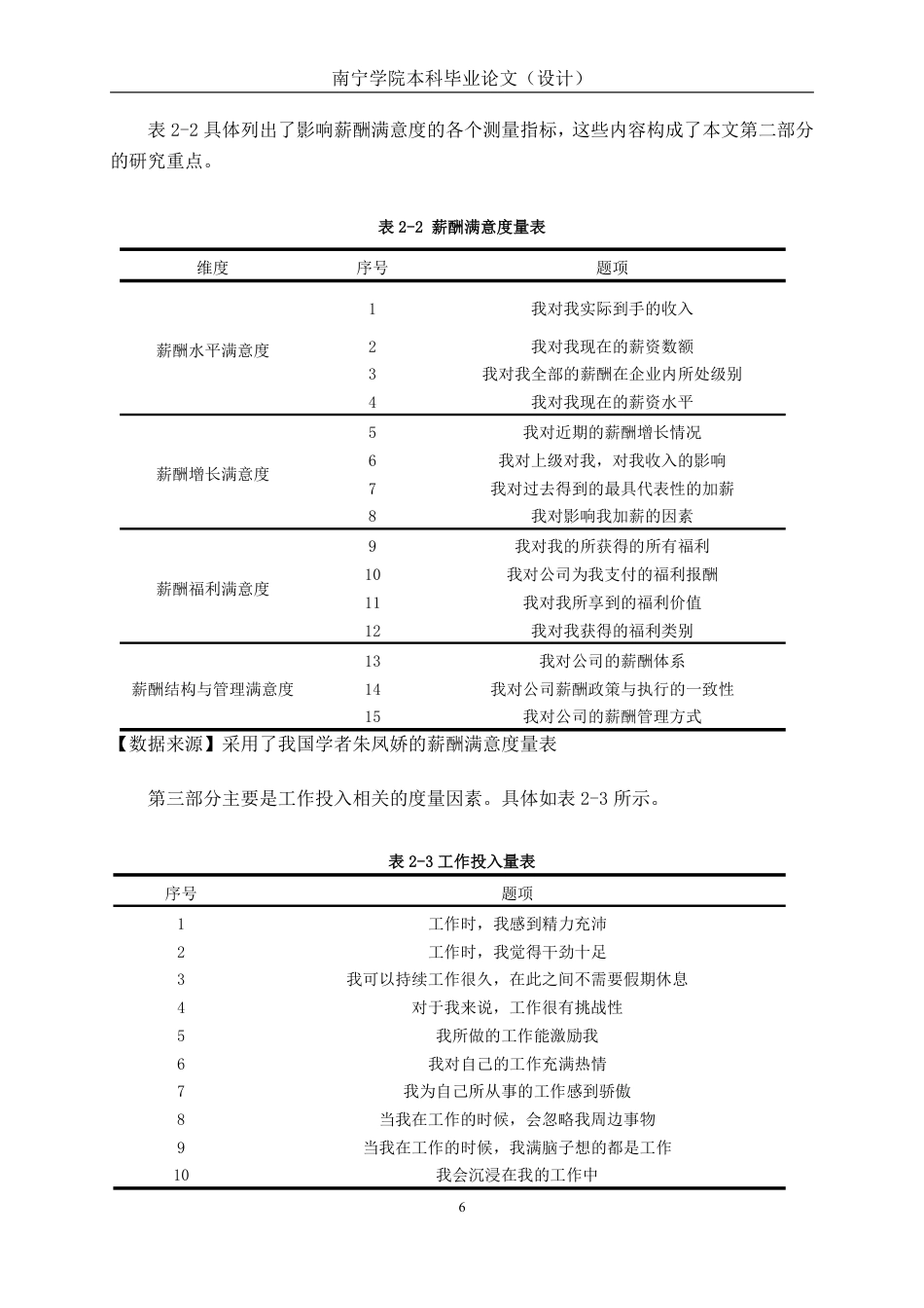 26年CH工商管理 零售行业薪酬满意度对基层员工工作投入的影响研究终稿全日制-约16505字符.pdf_第9页