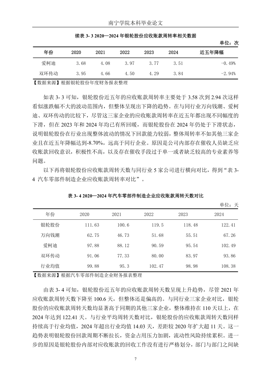 26年CH会计学 汽车零部件制造企业应收账款管理问题分析——以银轮股份为例终稿全日制-约20951字符.pdf_第10页