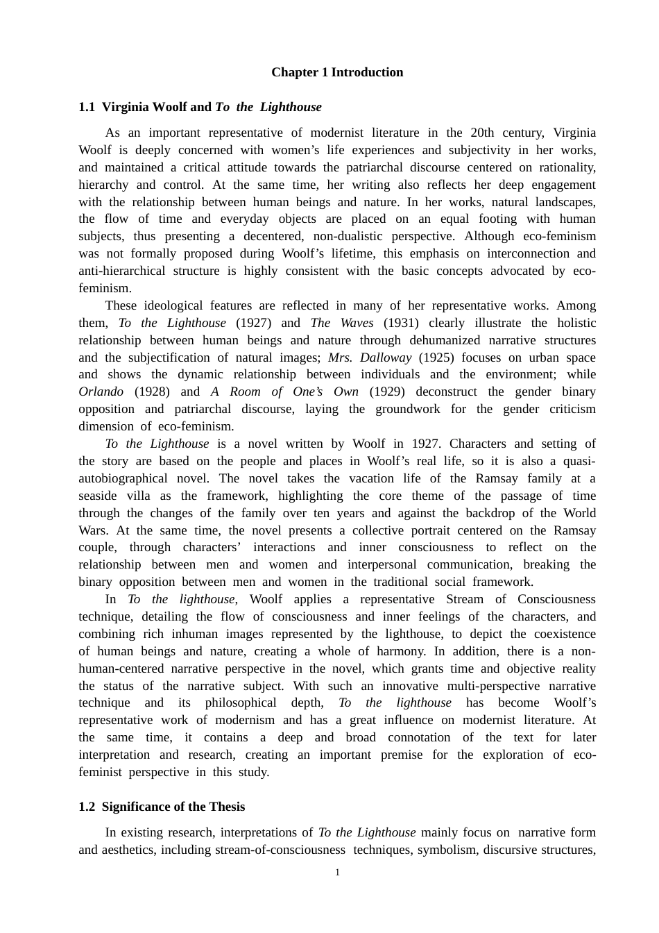 26年CH英语终稿全 《到灯塔去》的生态女性主义视角解析(13076字).doc_第5页