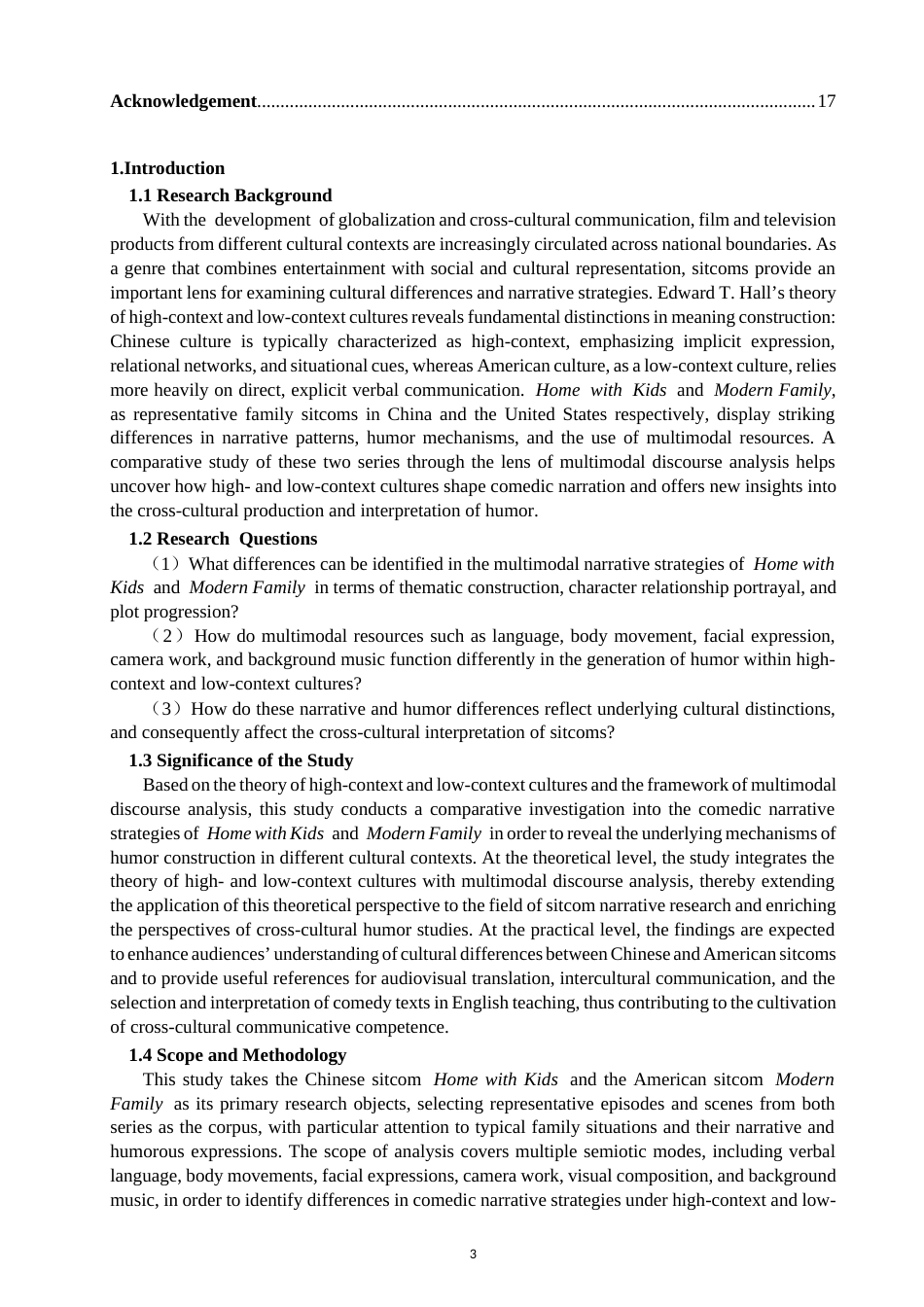 26年CH英语终稿全 关键词：高语境文化；低语境文化；多模态话语分析；情景喜剧；幽默叙事(6965字).docx_第6页