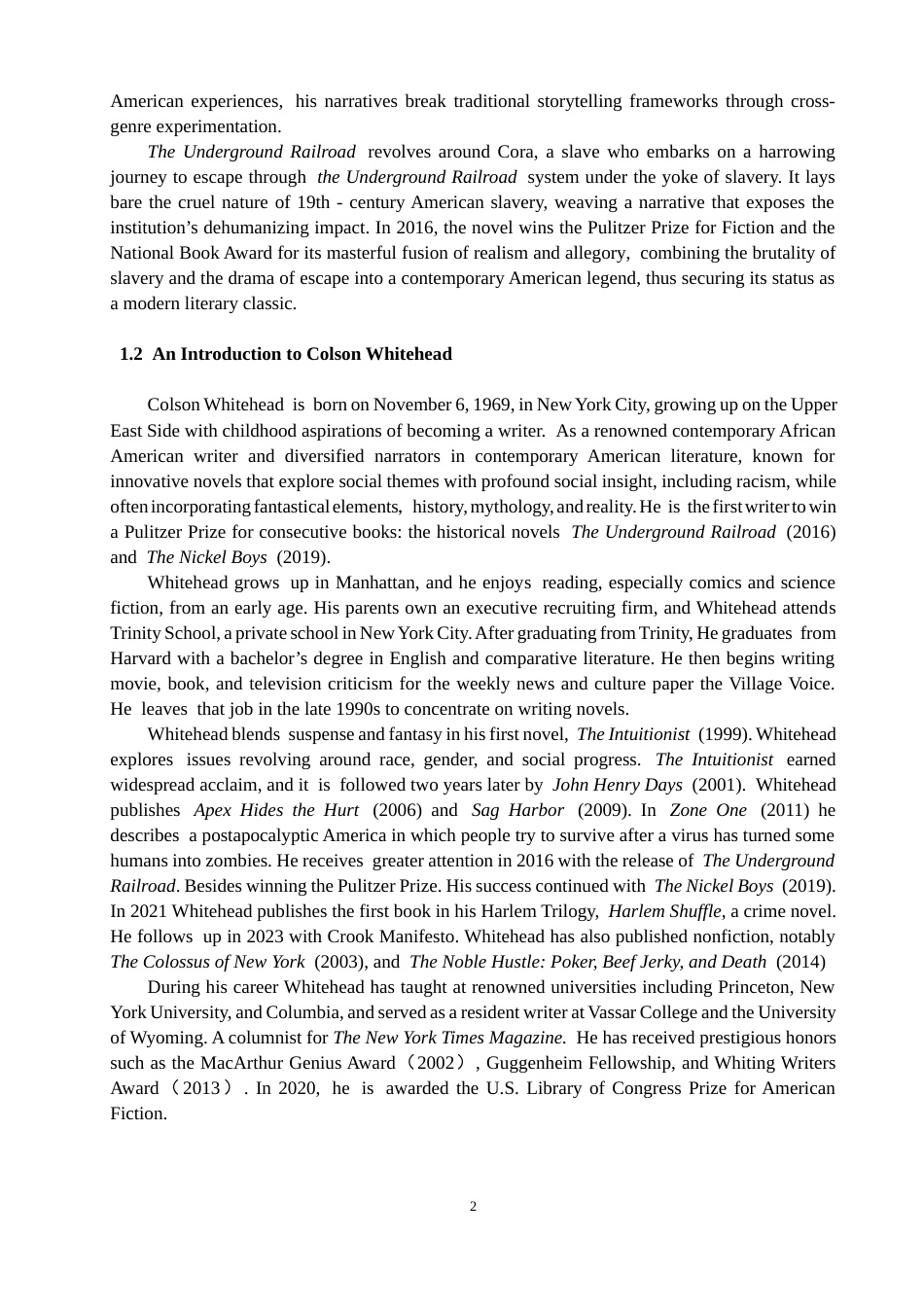 26年CH英语终稿全 生态批评理论视角下对《地下铁道》的解读 .docx_第6页