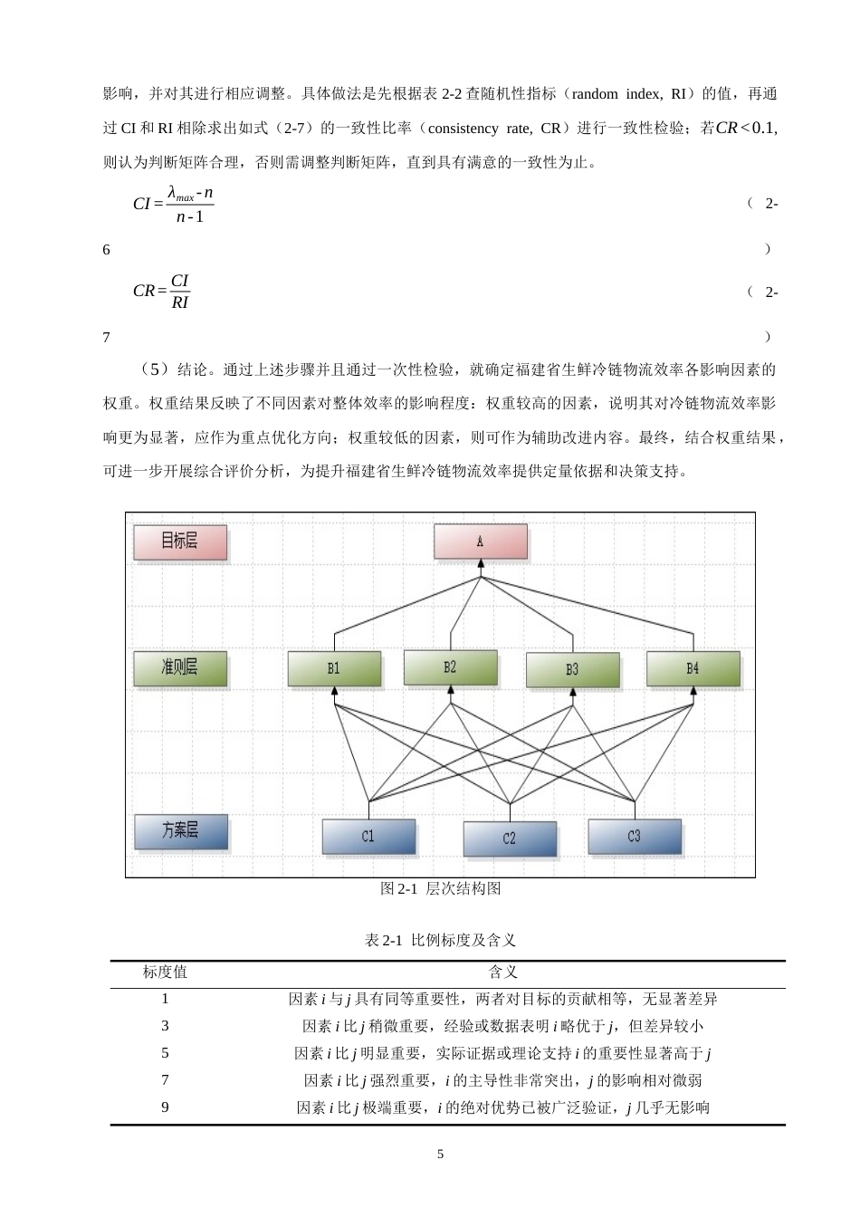 26年CH物流 关键词：层次分析法；福建省；生鲜产品；冷链物流；物流效率；影响因素-终稿全(10803字).docx_第9页