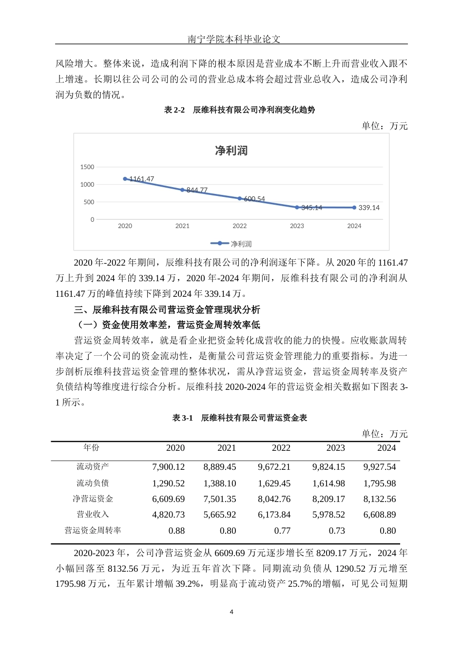 26年CH会计学 中型科技企业营运资金管理能力分析——以辰维科技有限公司为例终稿全日制(15559字).docx_第8页