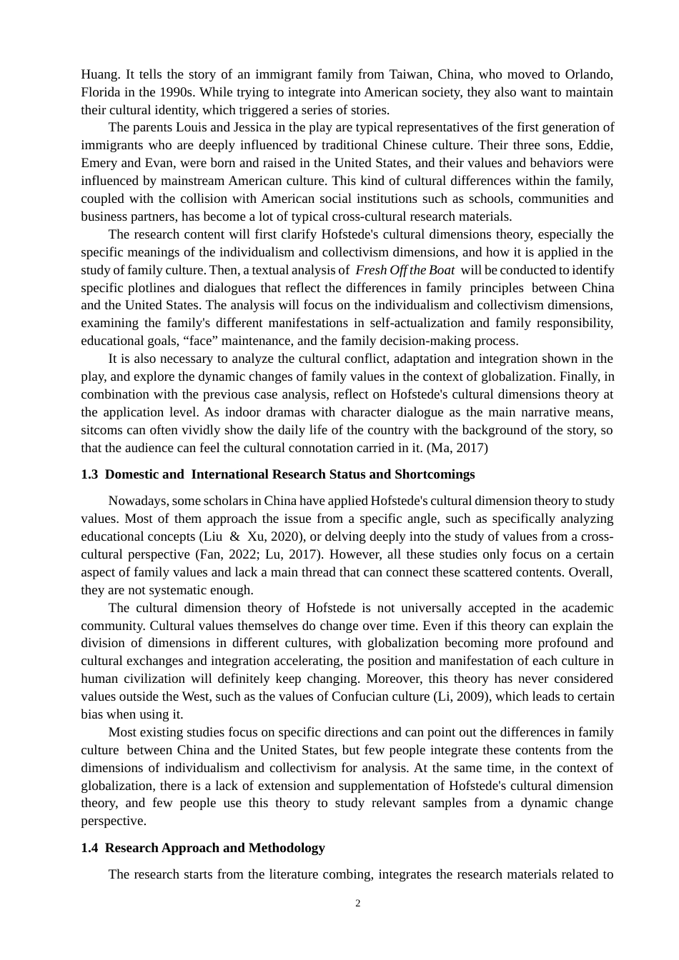 26年CH英语终稿全 霍夫斯泰德文化维度视域下《初来乍到》呈现的中美家庭价值观差异探析(7637字).docx_第7页