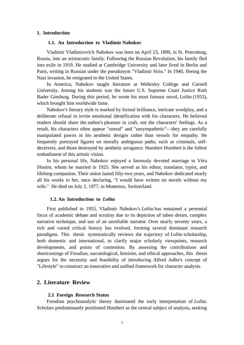 26年CH英语终稿全 关键词：洛丽塔》；阿尔弗雷德·阿德勒；生活风格；人物分析；主体性(9013字).docx_第5页