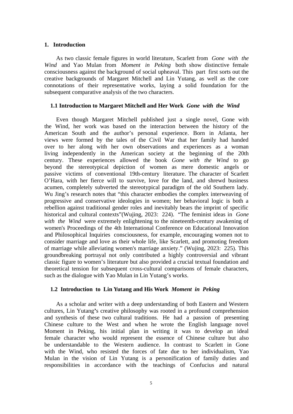 26年CH英语终稿全 突破规训的女性弧光_斯嘉丽与姚木兰的对比研究 .docx_第5页