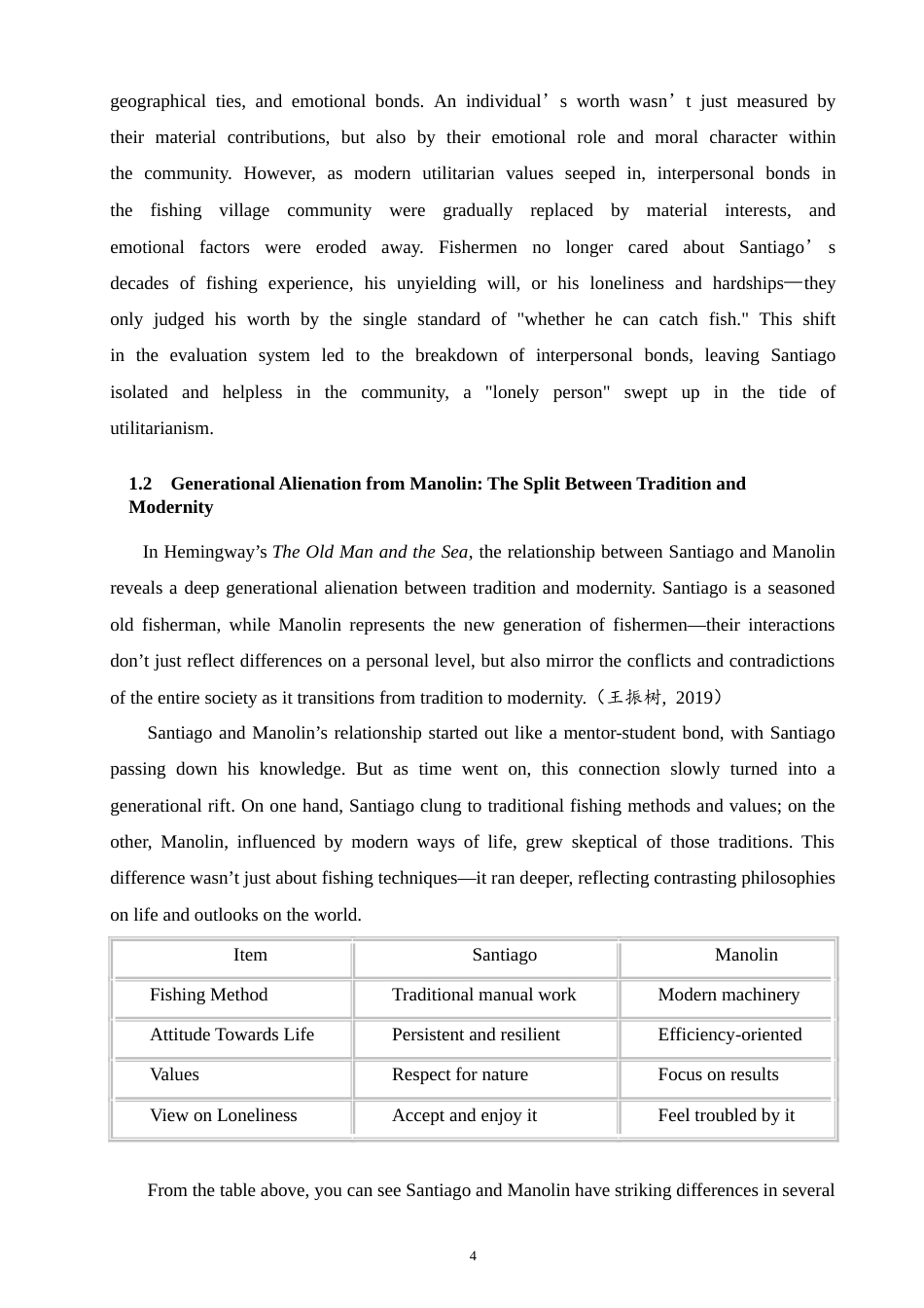 26年CH英语非全 从社会疏离到精神超越：论《老人与海》中孤独的多重意涵(6761字).doc_第9页