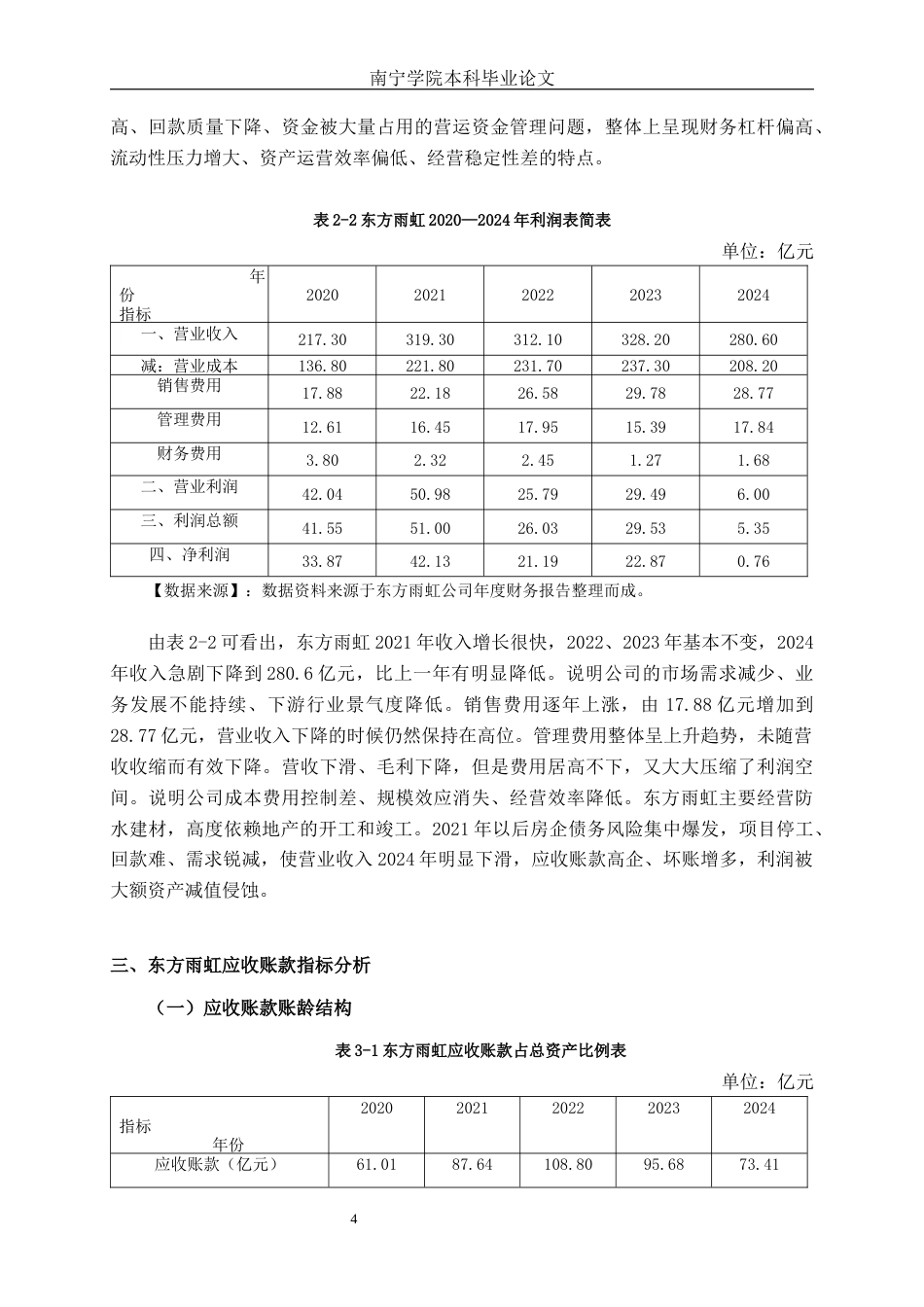 26年CH会计学 大型建材企业应收账款管理问题及优化对策研究——以北京东方雨虹防水技术股份有限公司为例终稿全日制(12840字).docx_第9页