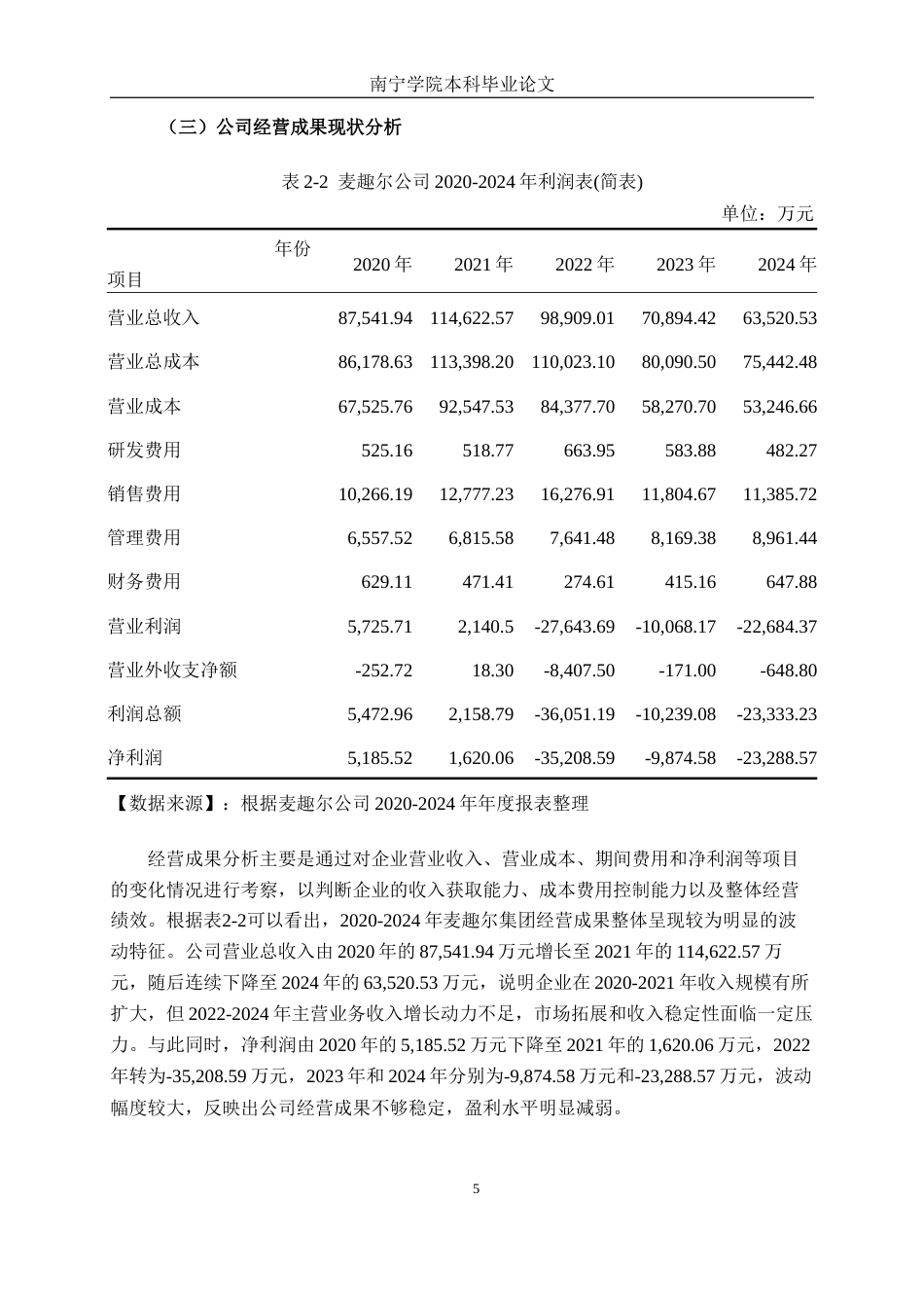 26年CH会计学 食品企业盈利能力分析——以麦趣尔集团股份有限公司为例终稿全日制(17419字).docx_第8页