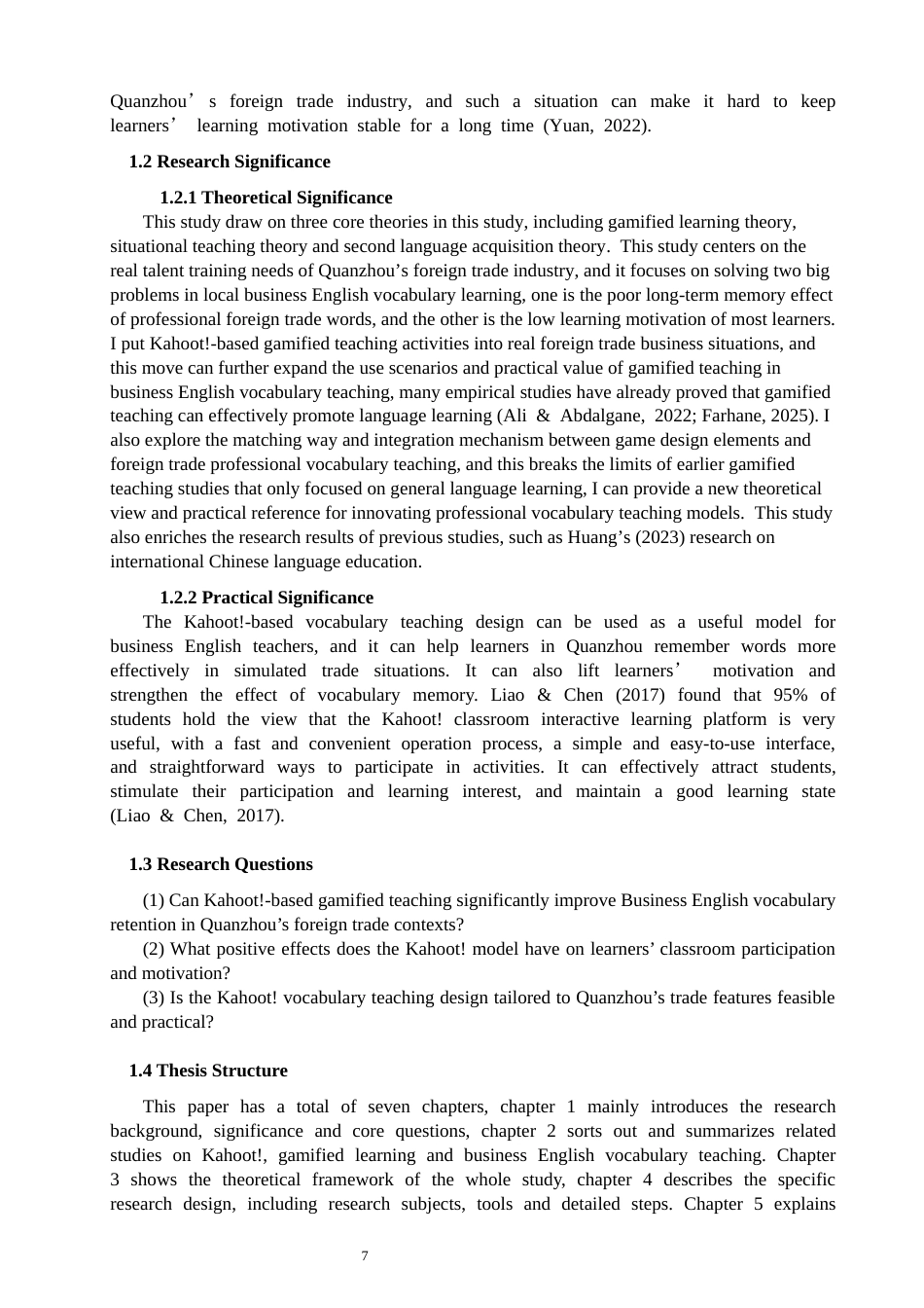 26年CH商务英语 关键词：游戏化学习；商务英语词汇；泉州外贸；情境教学-终稿全(9024字).docx_第7页
