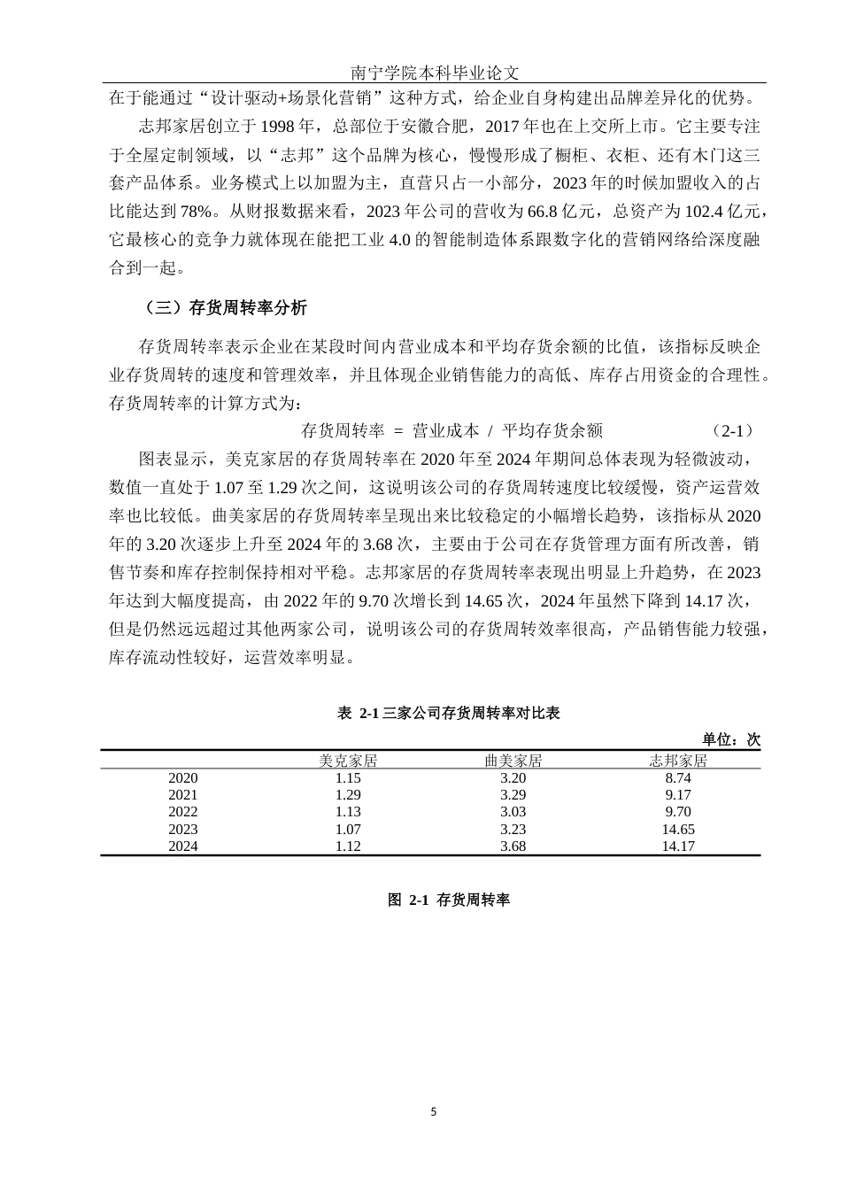 26年CH财务管理 大型家居制造企业营运能力提升对策分析——以江西美克家居公司为例终稿全日制(15995字).docx_第9页
