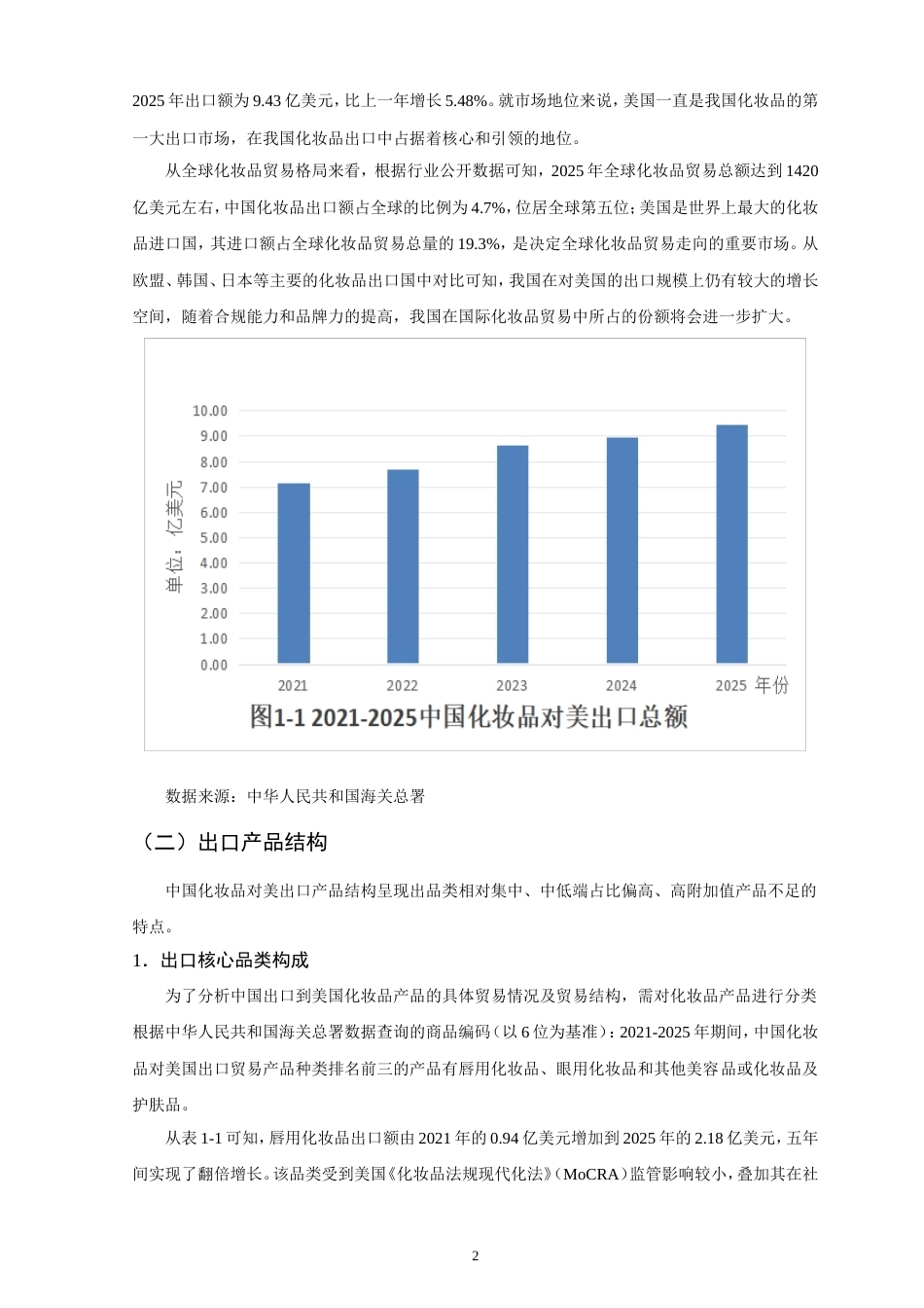 26年CH国际经济贸易 中国化妆品对美出口的现状及对策研究-非全(11513字).doc_第6页