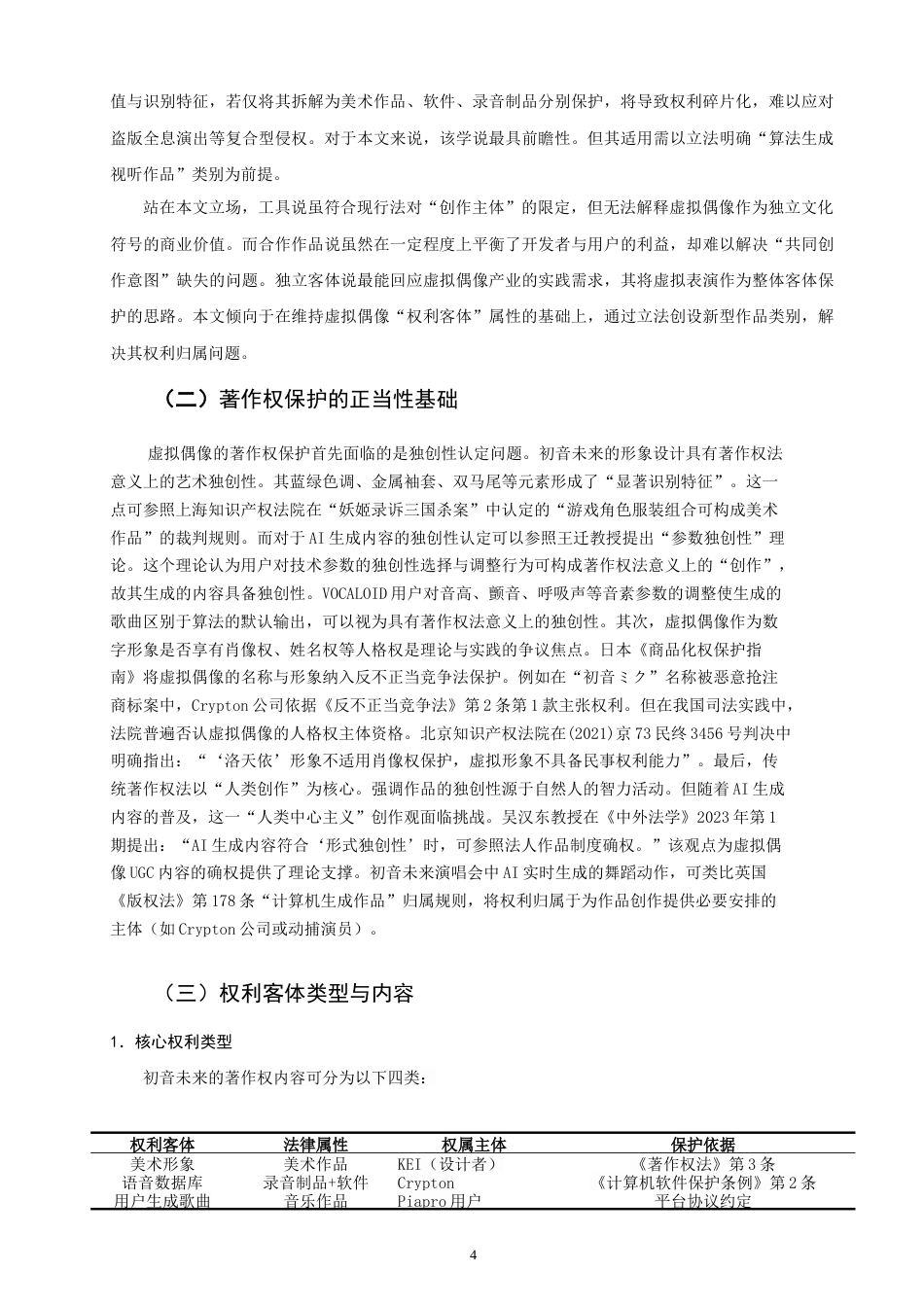 26年CH知识产权 虚拟偶像的著作权保护困境与路径研究——以初音未来为例-终稿全日制(18125字).doc_第8页