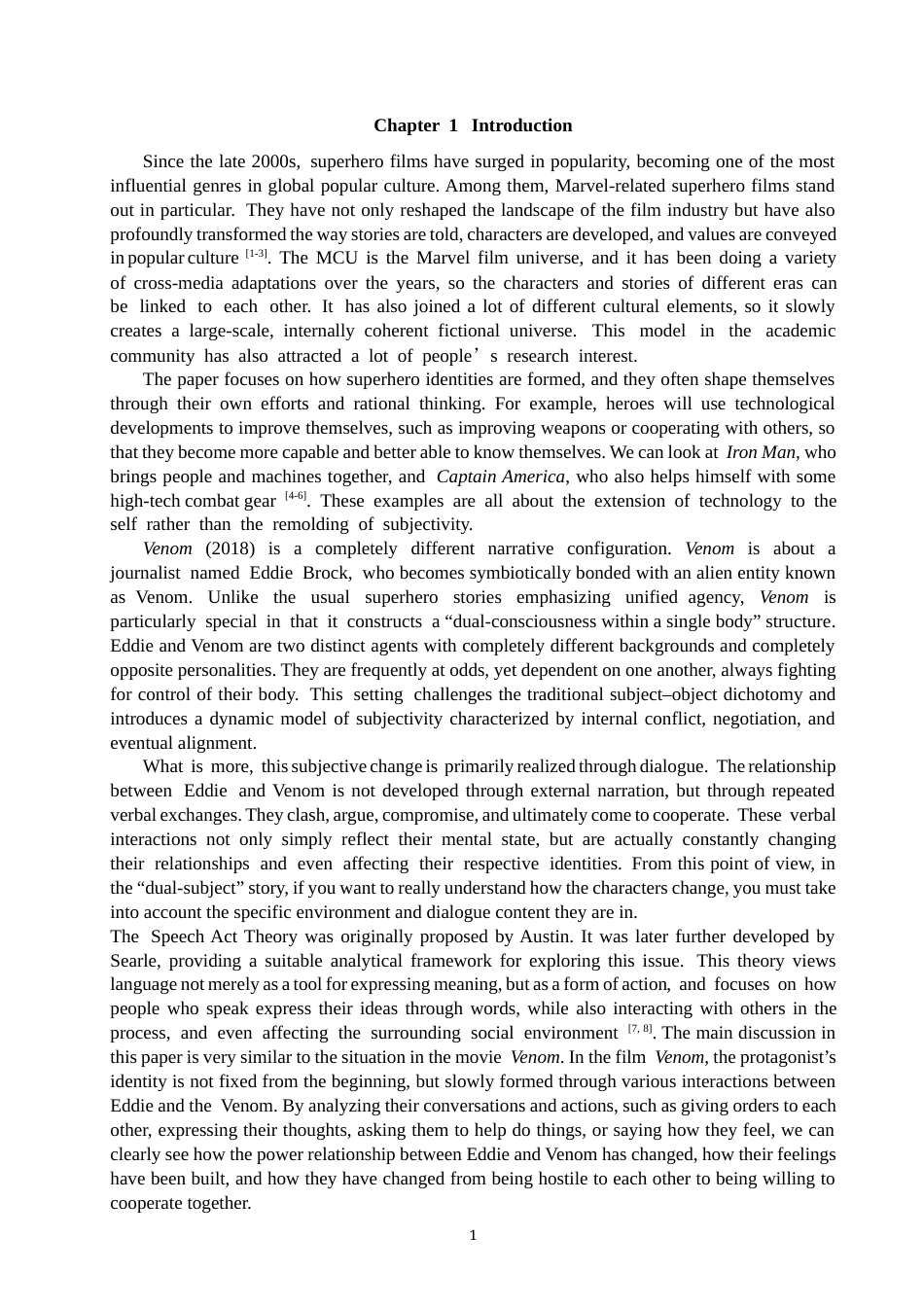 26年CH英语终稿全 关键词：言语行为理论；言外行为；主体性；《毒液》；对话；身份协商(9815字).docx_第5页