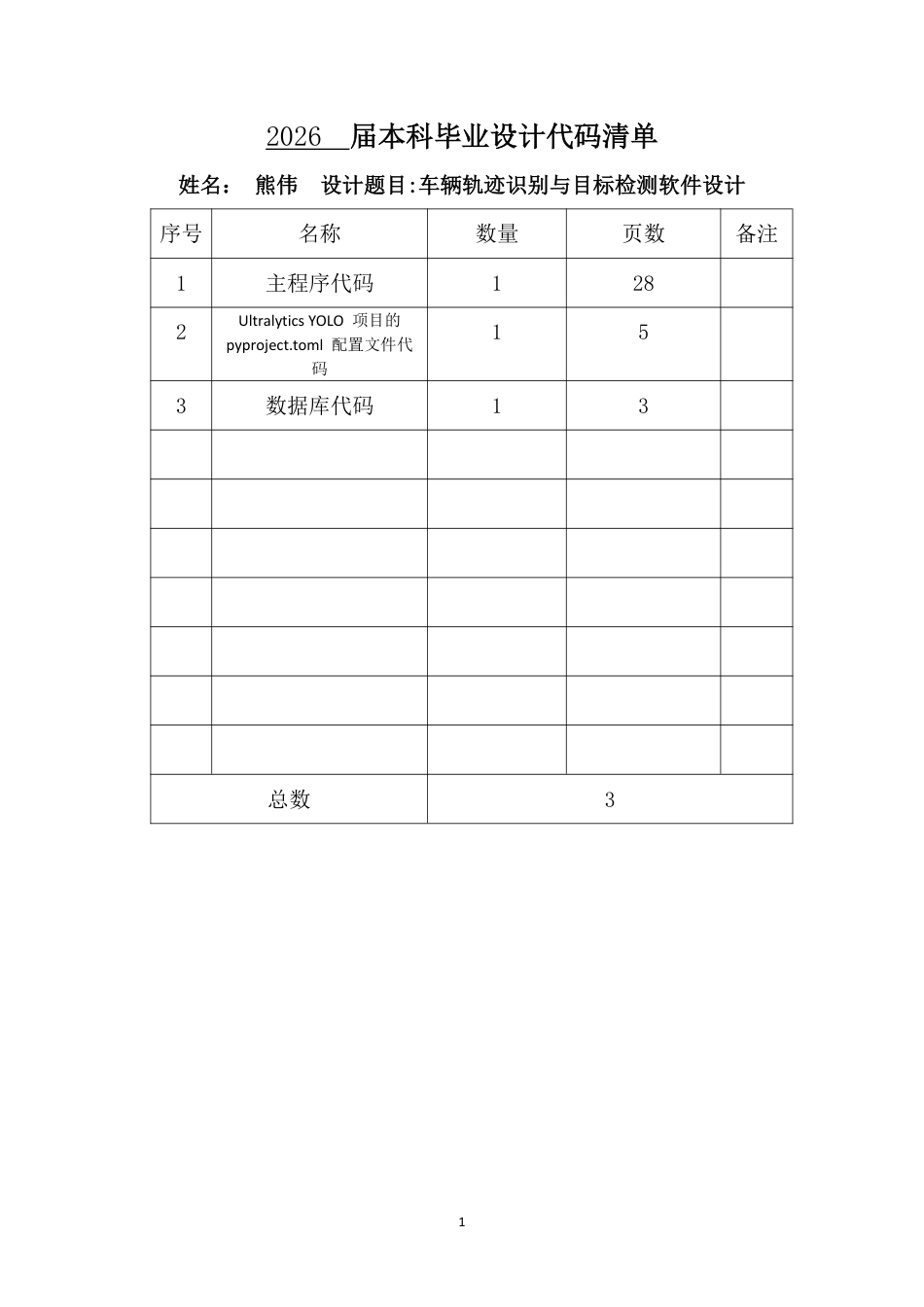 26年WP车辆工程 车辆轨迹识别与目标检测软件设计8.44-AI30.47  附件代码.pdf_第1页