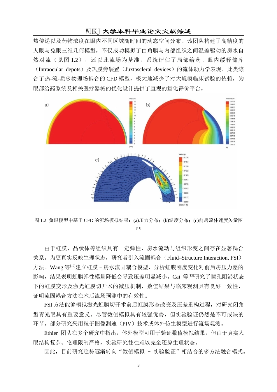 26年WP机械电子工程 激光虹膜切开术后眼前段流场特性的数值分析及其器官芯片模型研究2.24-AI1.95_附文献综述1(16475字).docx_第7页