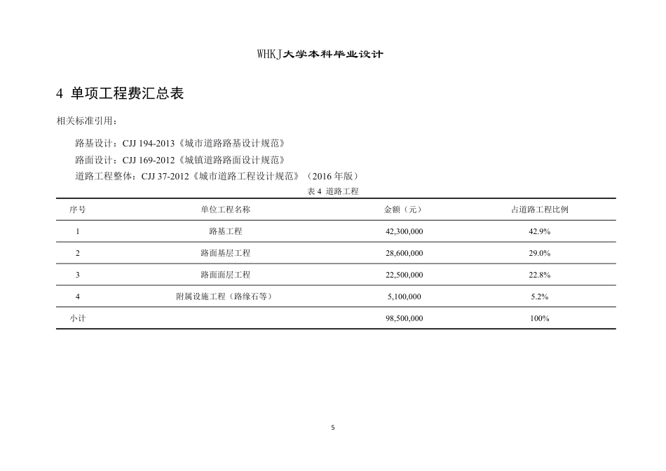 26年WP土木工程 武汉市江夏区庙山四路施工组织设计15.95-AI10.03_附预算书1-约15511字符.pdf_第5页