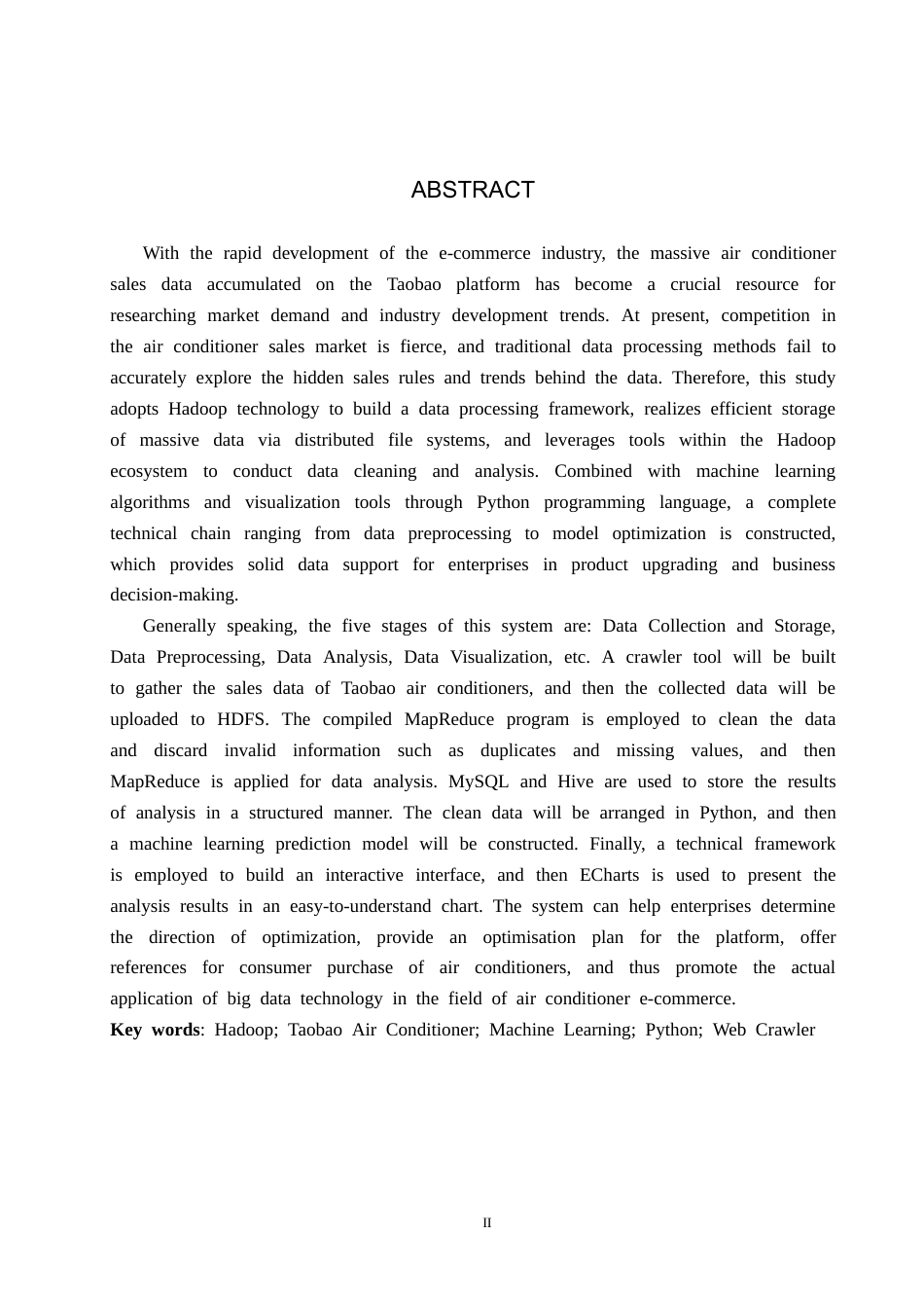 2026数据科学与大数据技术一套 基于Hadoop的淘宝空调销售趋势分析与预测8.83-AI3.01(论文+程序代码源码=+运行指导)过大客服发.docx_第4页