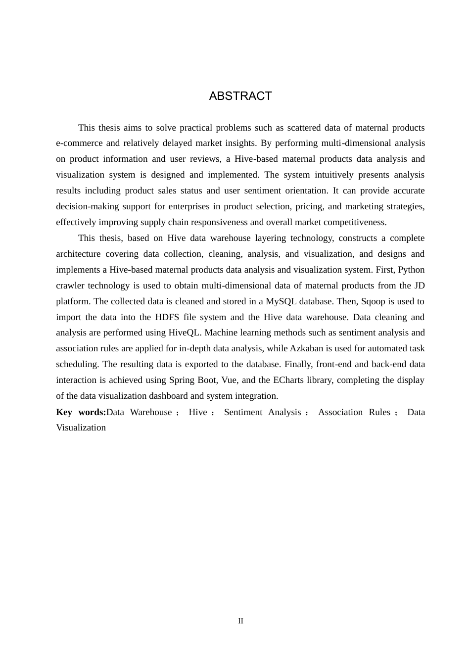 2026数据科学与大数据技术一套 基于Hive的孕妇用品数据分析与可视化系统设计6.5-AI13.29(论文+程序代码源码+数据库+说明.md)过大客服发.docx_第4页