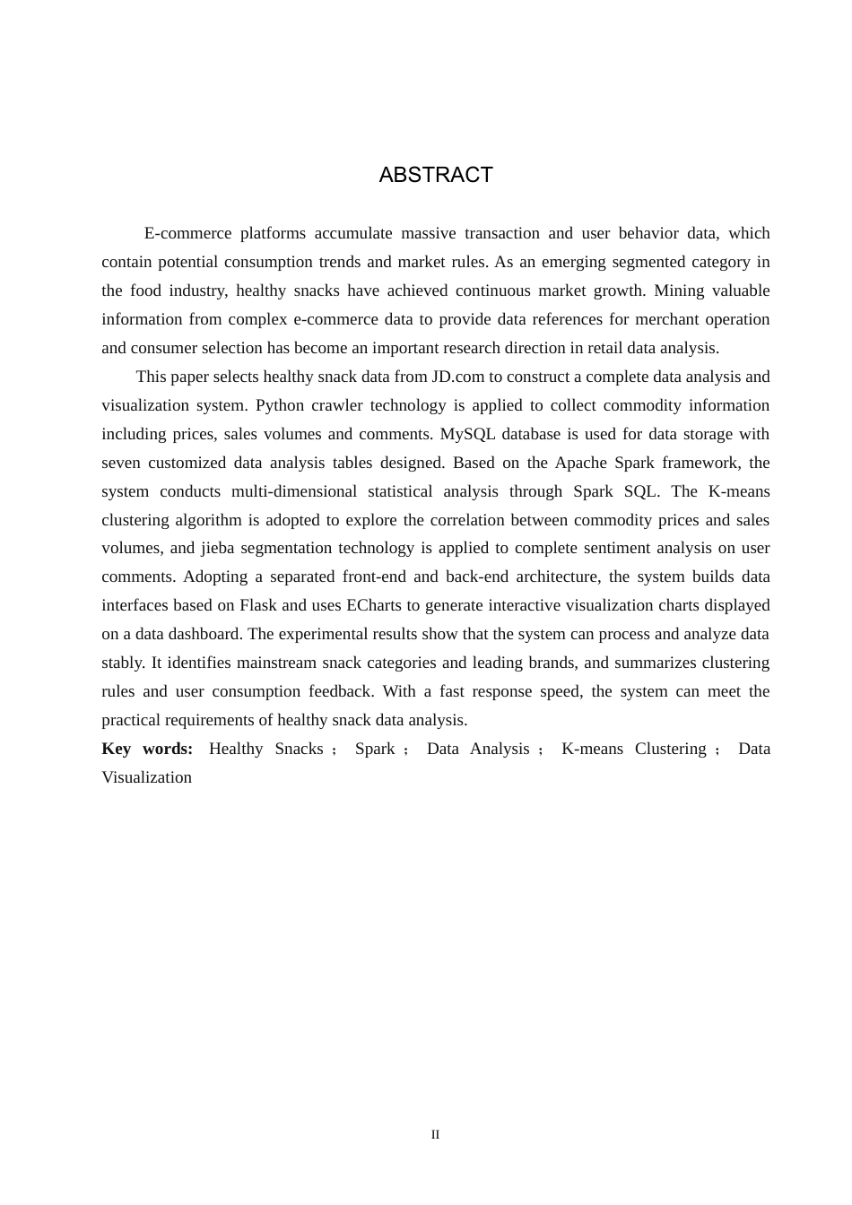 2026数据科学与大数据技术一套 基于Spark的健康零食数据分析与可视化6.4-AI10.26(论文+程序代码源码+数据库表+运行指导)过大客服发.docx_第4页