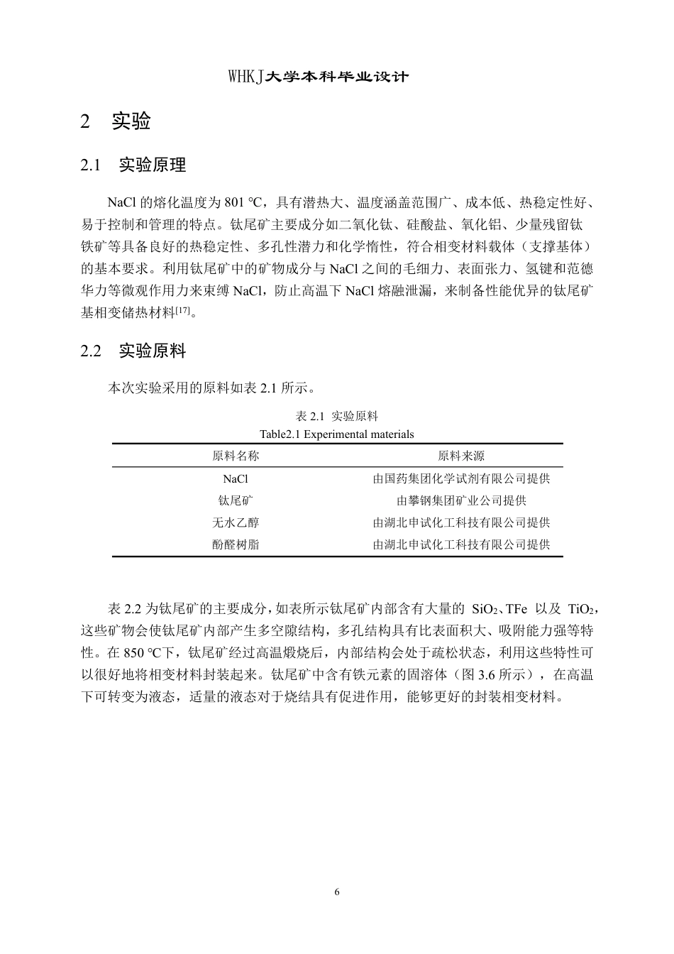 26年WP无机非金属材料工程 钛尾矿基相变储热材料的设计7.92-AI9.28-约15885字符-全日制.pdf_第10页