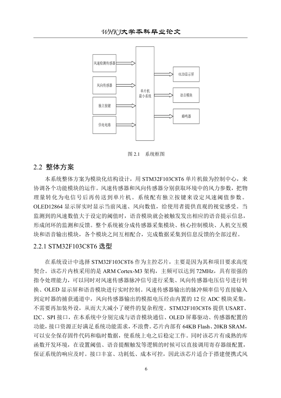 26年WP机械电子工程 基于STM32单片机的风速风向监测反馈系统研究7.99-AI25.45-约19815字符.pdf_第10页