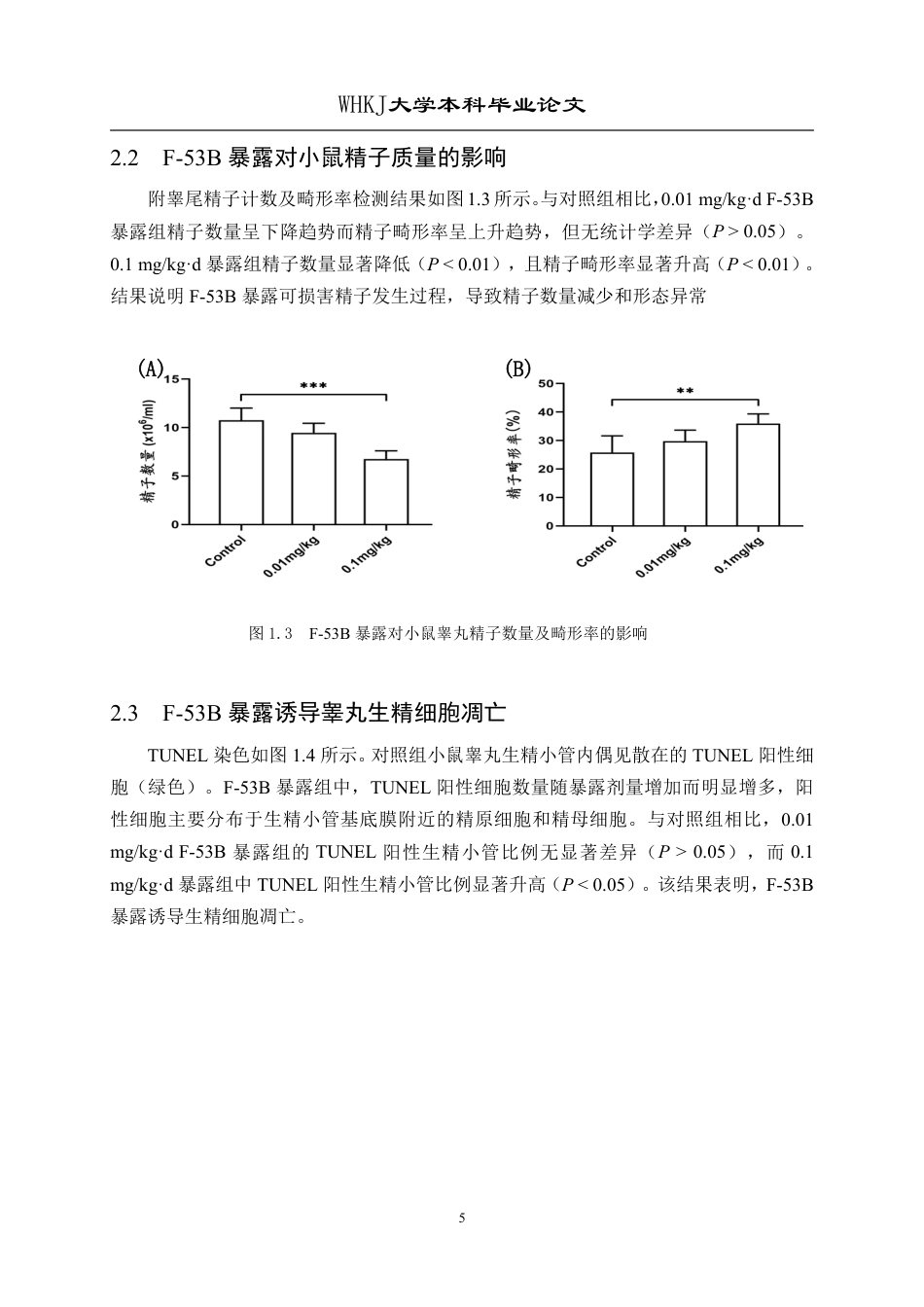 26年WP卫生检验与检疫 全氟化合物F-53B暴露对小鼠睾丸生精功能的影响 论文14.93-AI19.8_1-约18199字符.pdf_第10页