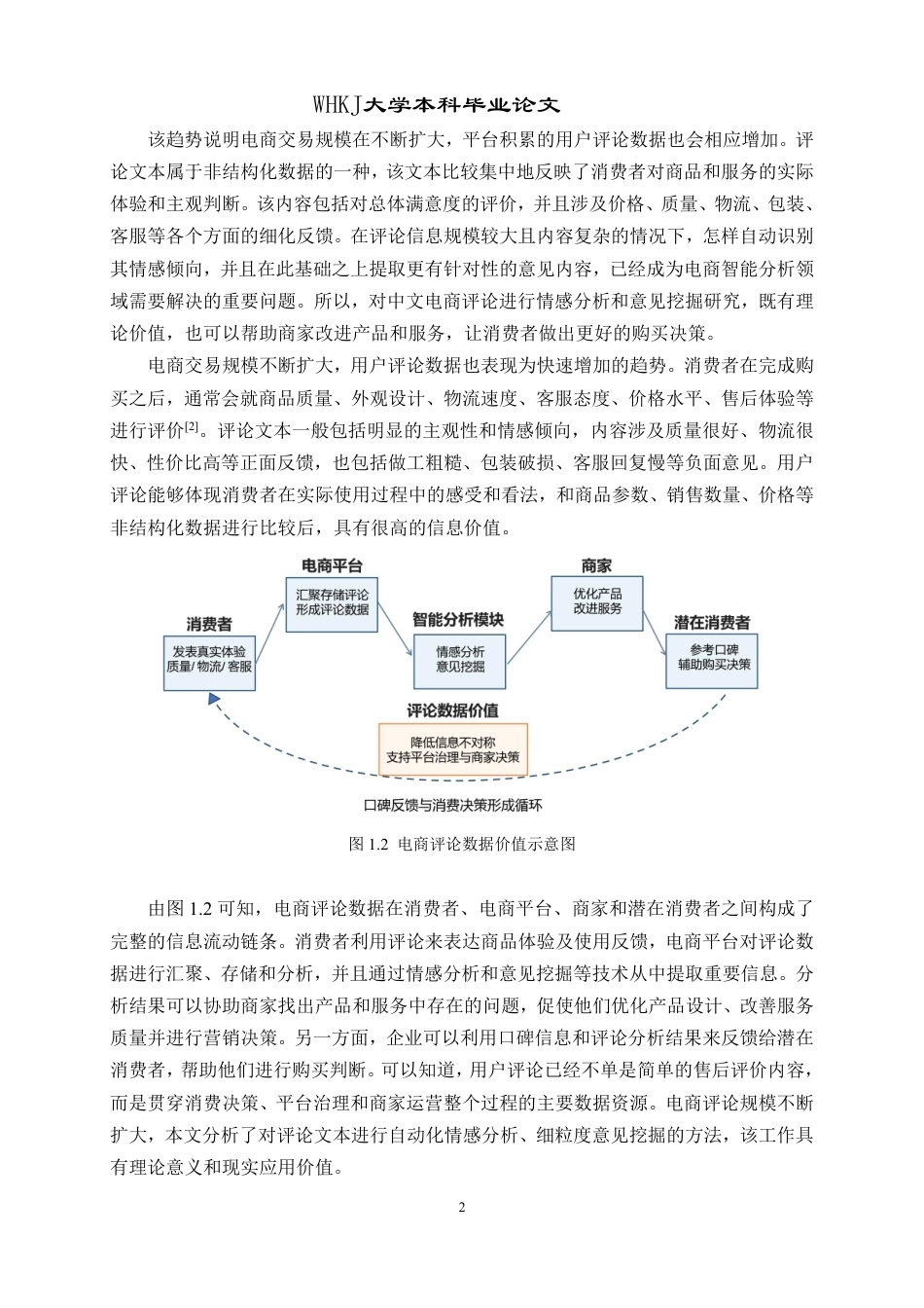 26年WP计算机科学与技术 基于Transformer的中文电商评论情感分析与意见挖掘7.33-AI10.63-约64879字符-全日制.pdf_第8页