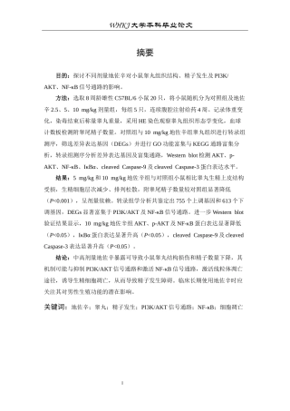 26年WP卫生检验与检疫 地佐辛暴露对小鼠睾丸生精功能的影响24.26-AI31.33_1全日(13727字).docx