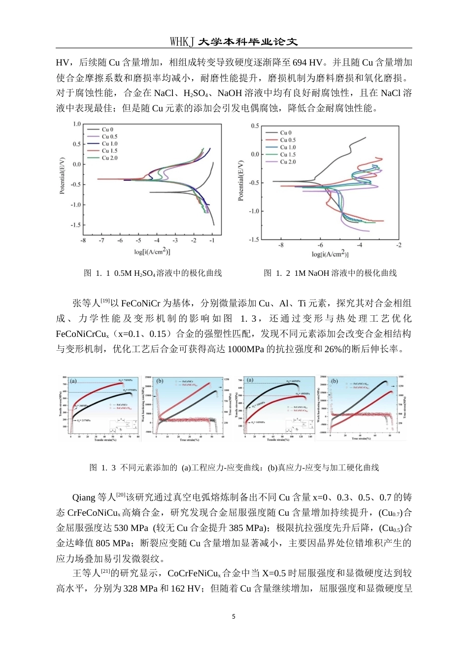 26年WP金属材料工程 Cu微合金化对AlTiVNb高熵合金力学及腐蚀性能的影响16.91-AI2.14全日(13154字).docx_第8页