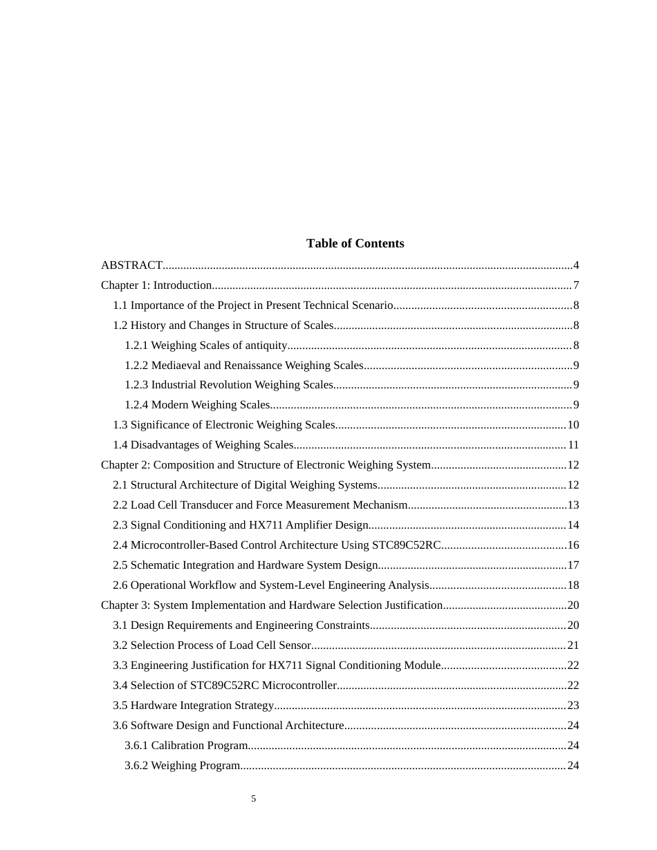 26年英语自动化本科 基于单片微计算机系统的高精度电子秤设计(8121字).docx_第4页