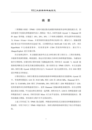 26年WP智能制造工程 三周期极小曲面结构力学性能数值模拟0.28-AI12.63-约28544字符-全日制.pdf