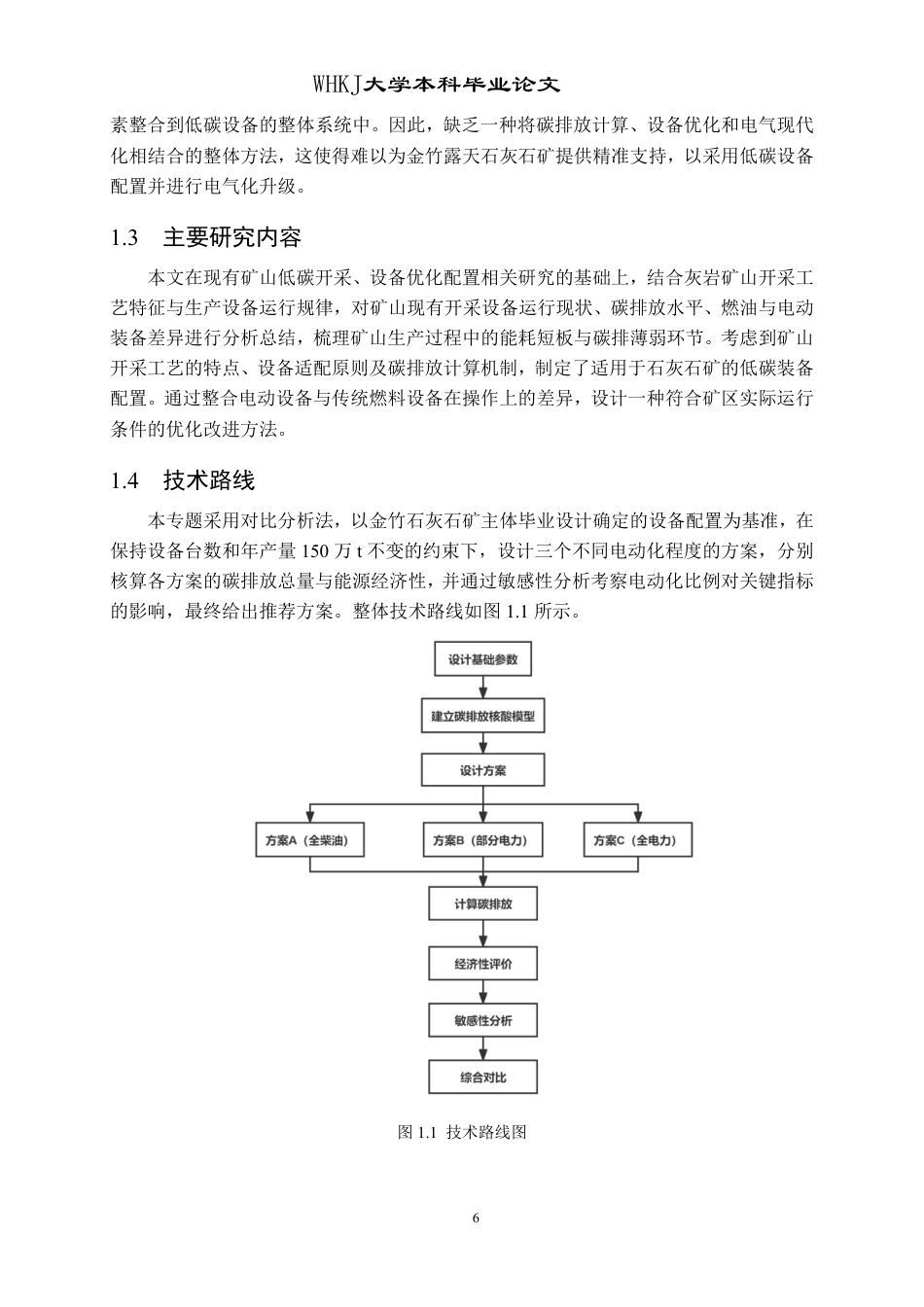 26年WP采矿工程 金竹石灰石矿150万ta露天开采方案设计；专题：金竹矿低碳开采生产设备配置方案研究2.95-AI30.32-约21284字符.pdf_第10页