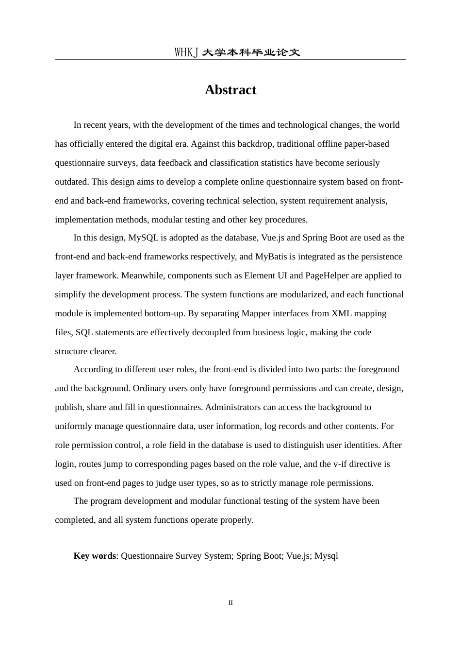 26年WP网络工程 基于SpringBoot的问卷调查系统的设计与实现15.17-AI55.56全日(16936字).docx_第2页