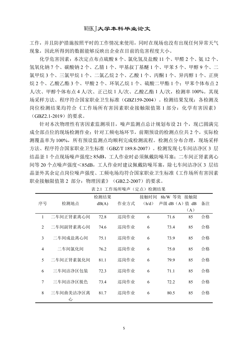 26年WP卫生检验与检疫 某制药企业职业病危害现状评价28.42-AI18.83_1-约22584字符.pdf_第9页