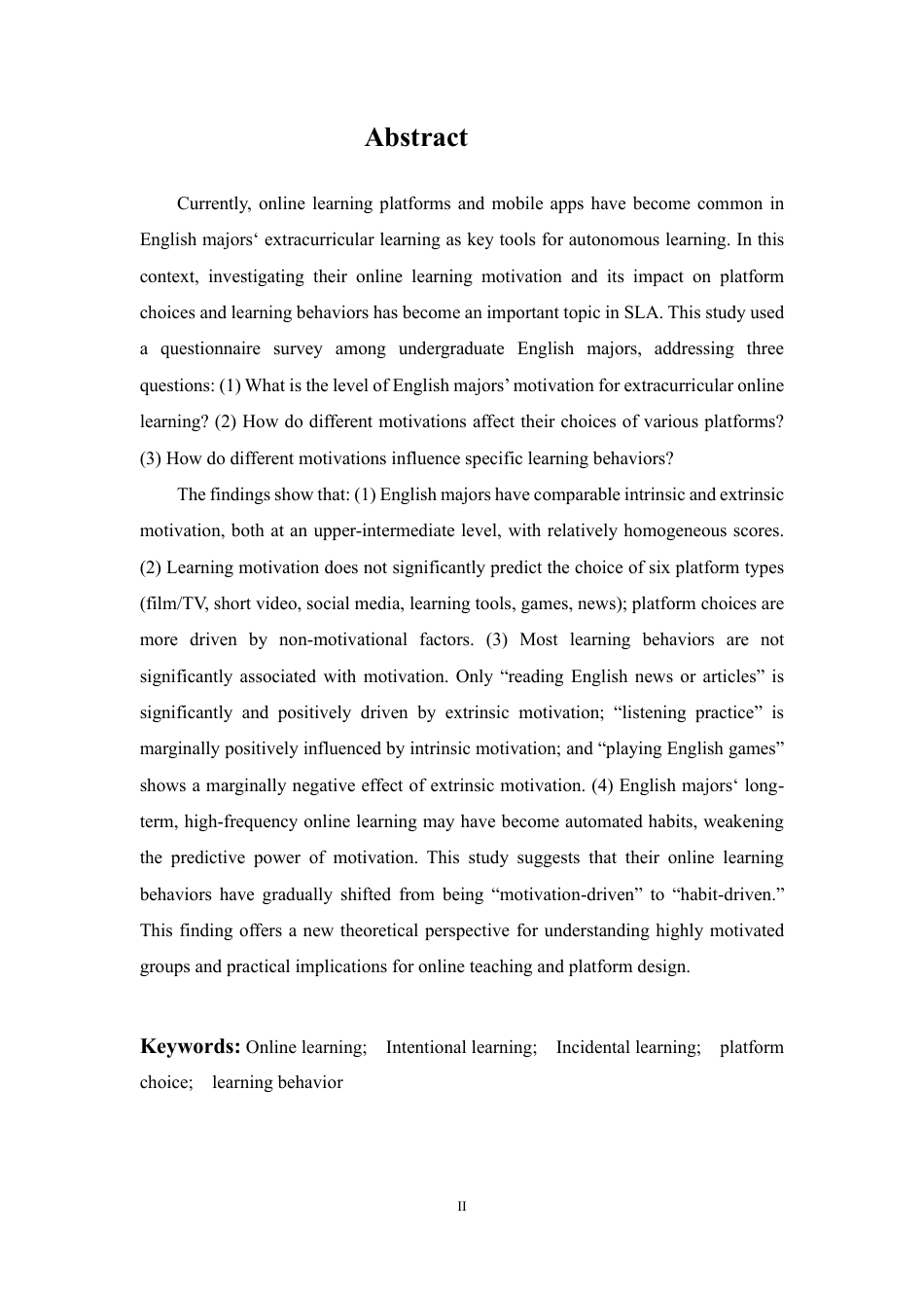 26年WP英语 英专生课余时间线上学习动机研究4.29-AI69.89-约37728字符.pdf_第2页