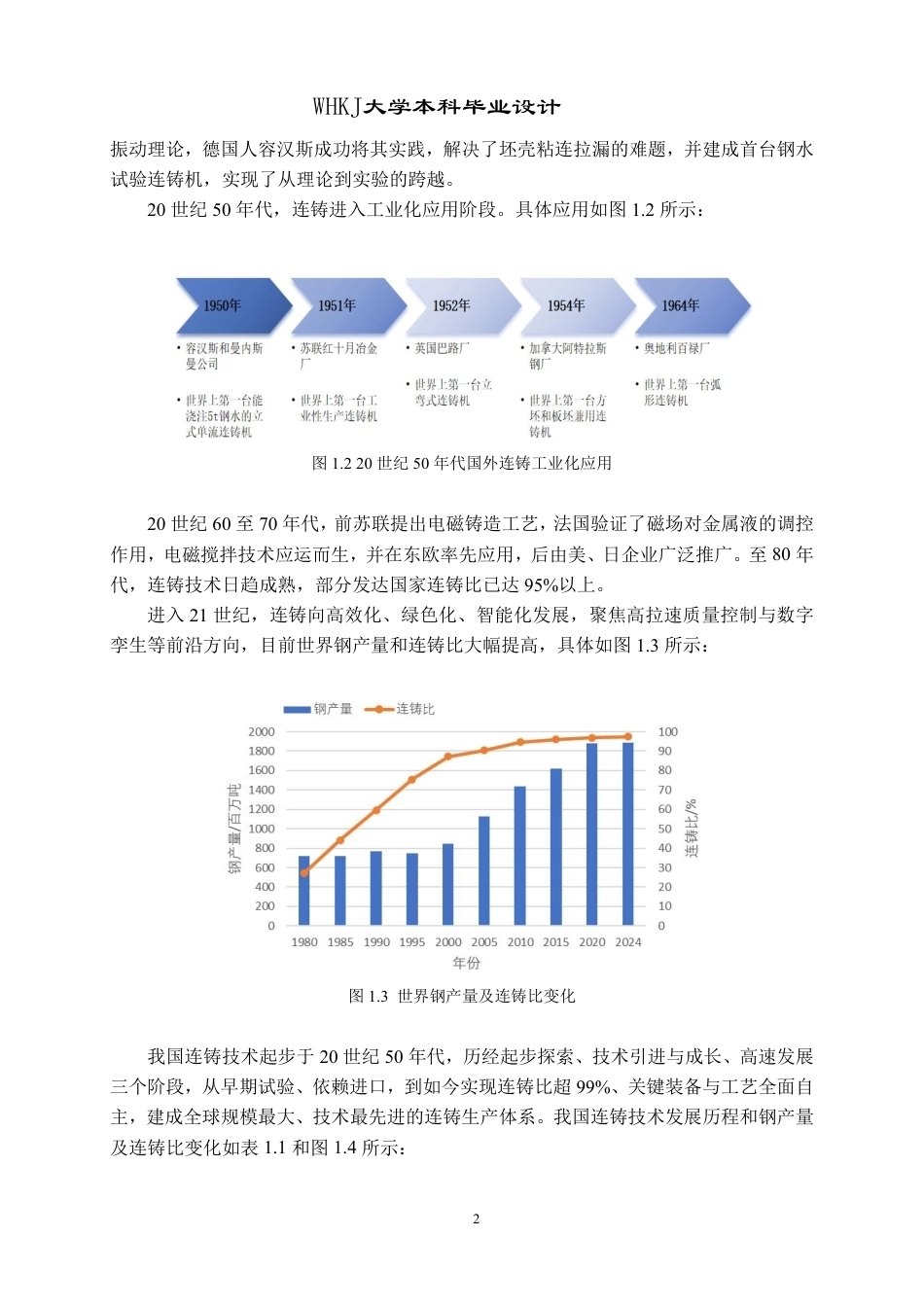 26年WP英才计划 年产330万吨建筑用钢小方坯高效连铸车间设计16.06-AI18.94-约35129字符-全日制.pdf_第7页