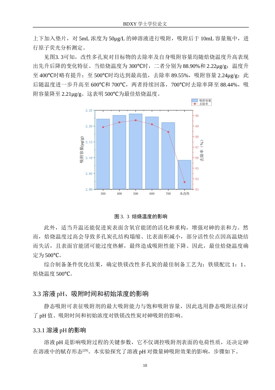 26年WP环境生态工程 铁镁改性多孔炭制备及对微量砷的吸附探究20.88-AI10.44全日制(9485字).docx_第9页