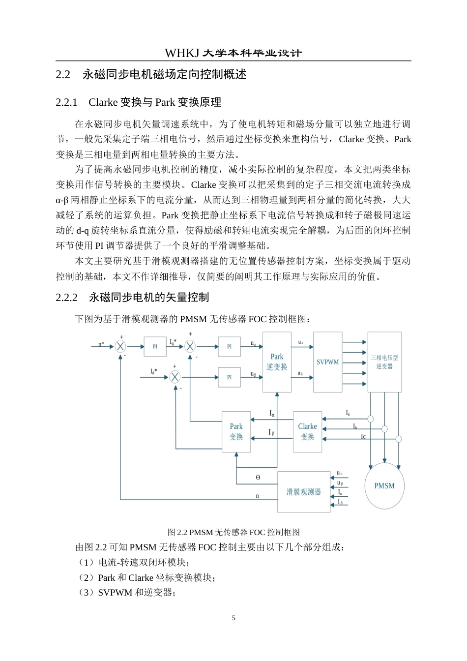 26年WP电气工程及其自动化 基于滑模观测器的PMSM无传感器FOC控制系统设计10.85-AI39.63(20018字).doc_第9页