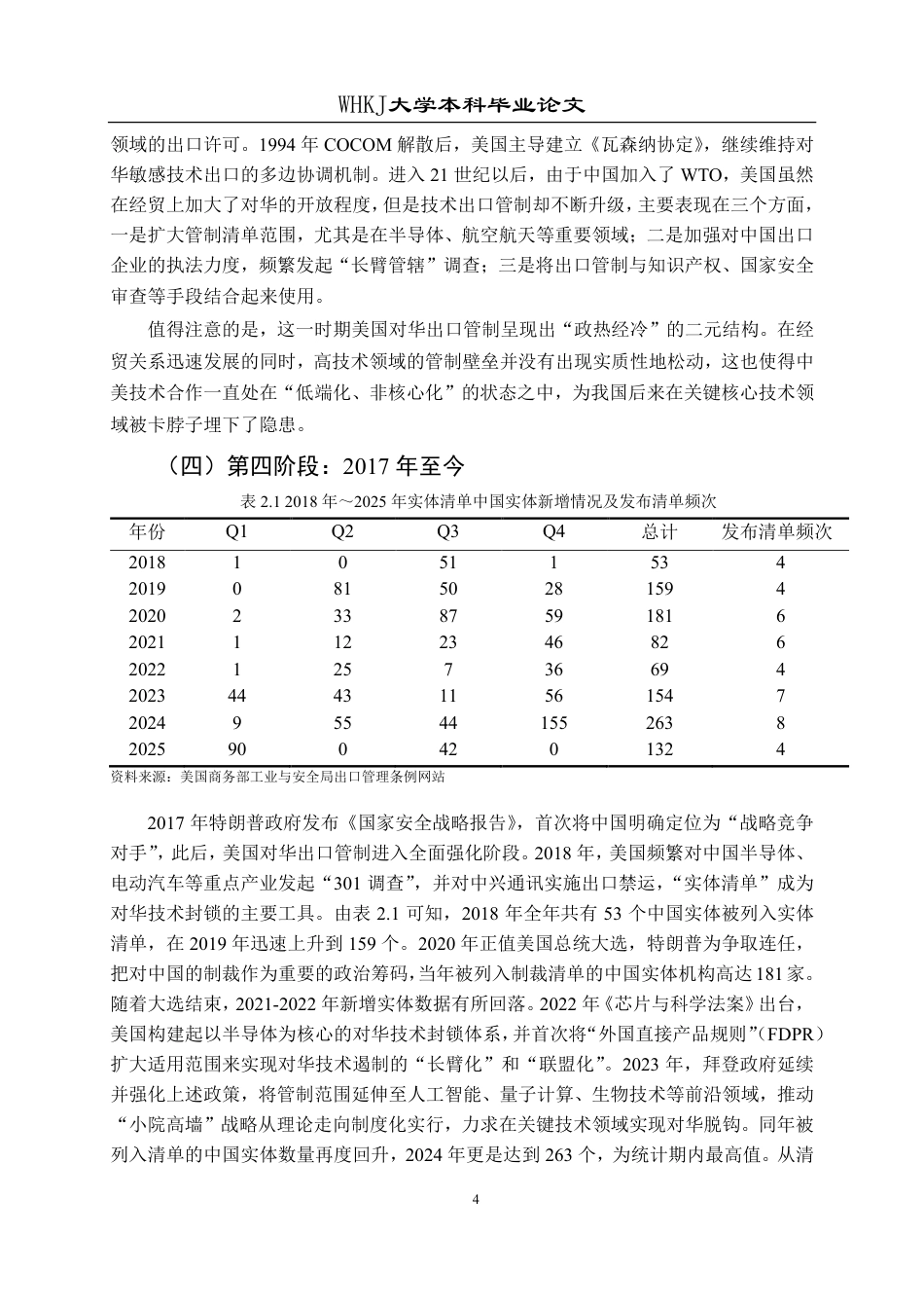 26年WP国际经济与贸易 美国对华出口管制的特点及我国的对策研究9.83-AI21.8-约19336字符.pdf_第8页