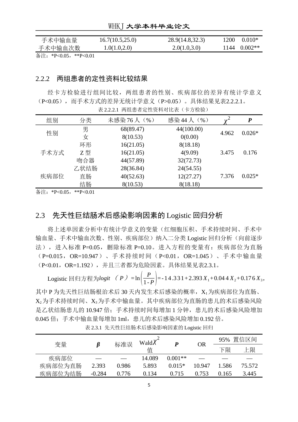 26年WP预防医学 某儿童医院先天性巨结肠术后感染影响因素分析9.2-AI2.46_1全日(17259字).docx_第10页