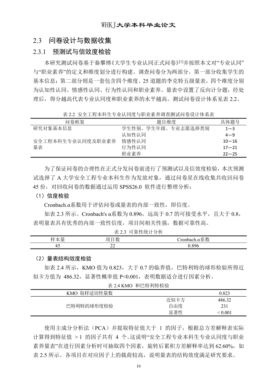 26年WP安全工程 安全工程本科生专业认同度与职业素养调查评估研究9.19-AI64.44-约17550字符.pdf_第10页