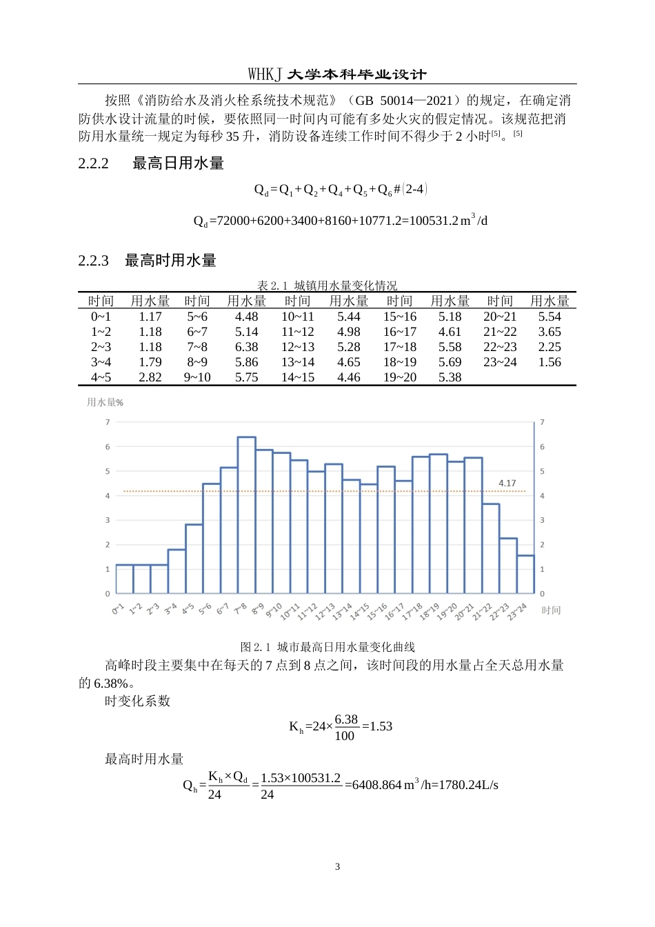 26年WP给排水科学与工程 咸宁市经济开发区给水工程初步设计21.59-AI0.0全日(32804字).docx_第9页