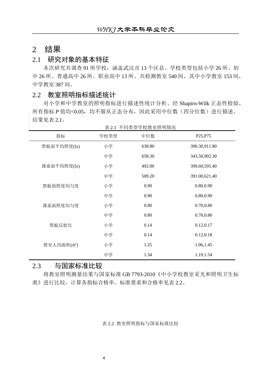 26年WP预防医学 武汉市2024年中小学教室采光照明环境现状分析19.4-AI23.03_1全日(11344字).docx_第7页