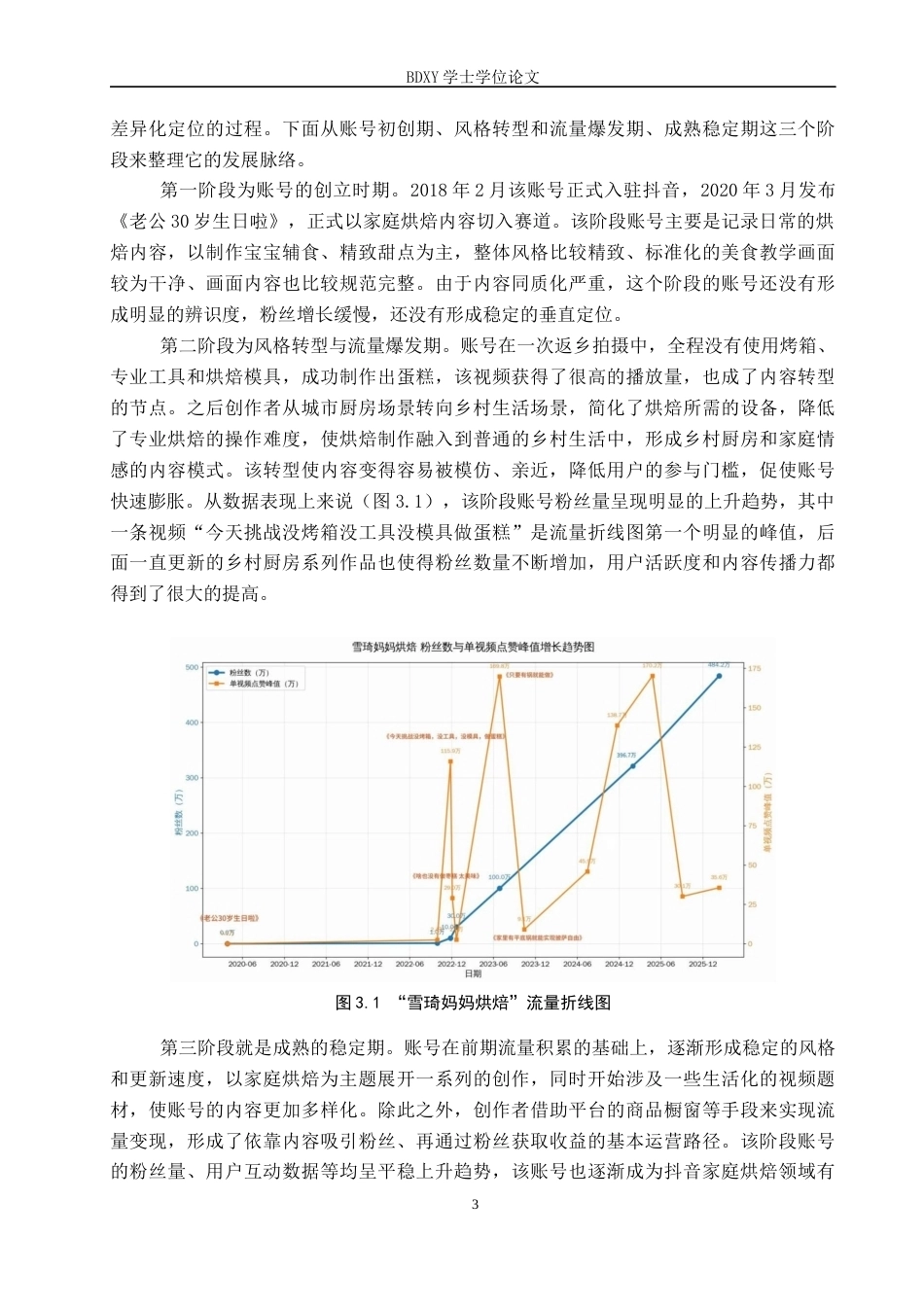 26年WP网络与新媒体 美食类抖音号“雪琦妈妈烘焙”的传播策略研究4.25-AI14.97全日制(14895字).docx_第6页