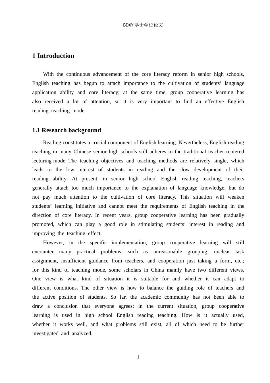 26年WP英语 小组合作学习在高中英语阅读教学中的应用调查研究——以保定市某中学为例A Study on the Application of Group Cooperative Learning to English  e5.24-AI10.76(12503字).doc_第6页
