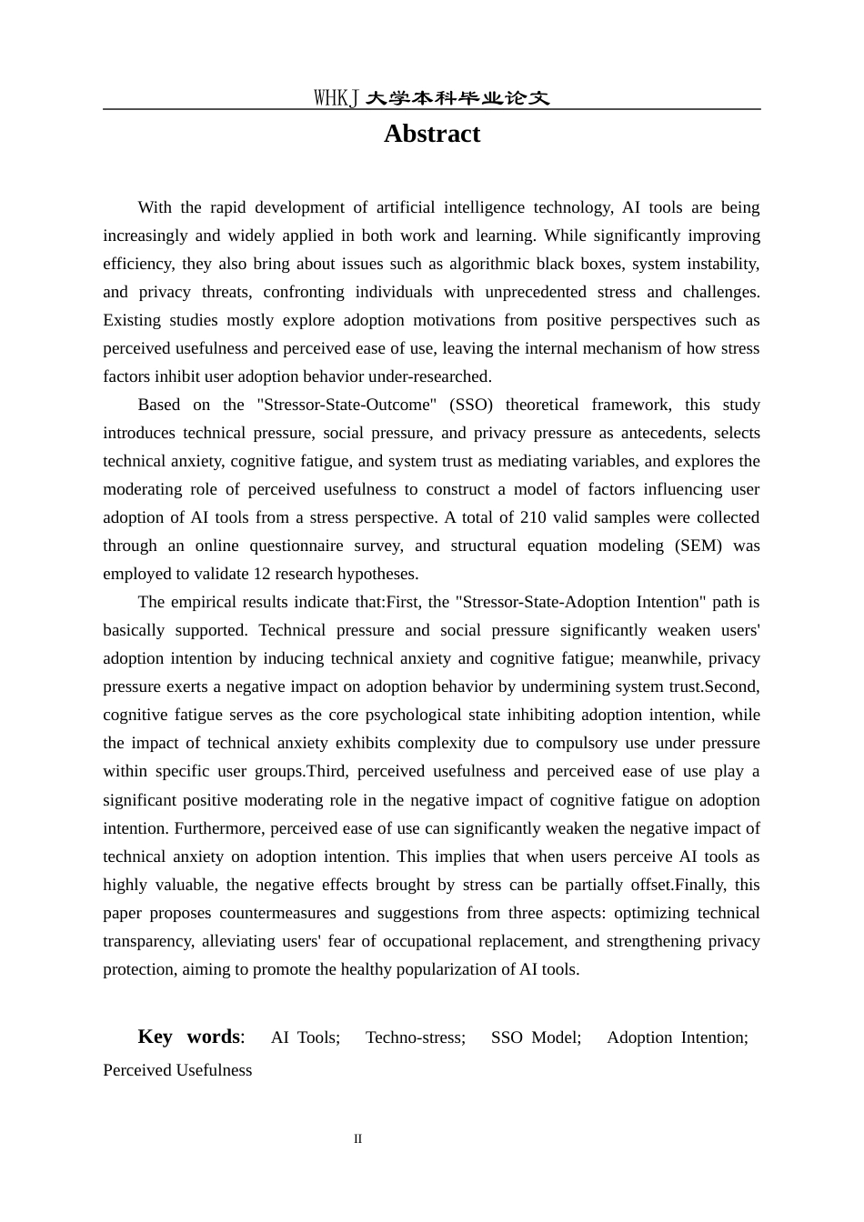 26年WP信息管理与信息系统 压力视角下用户采纳AI工具的影响因素研究14.21-AI24.5全日(26716字).docx_第2页