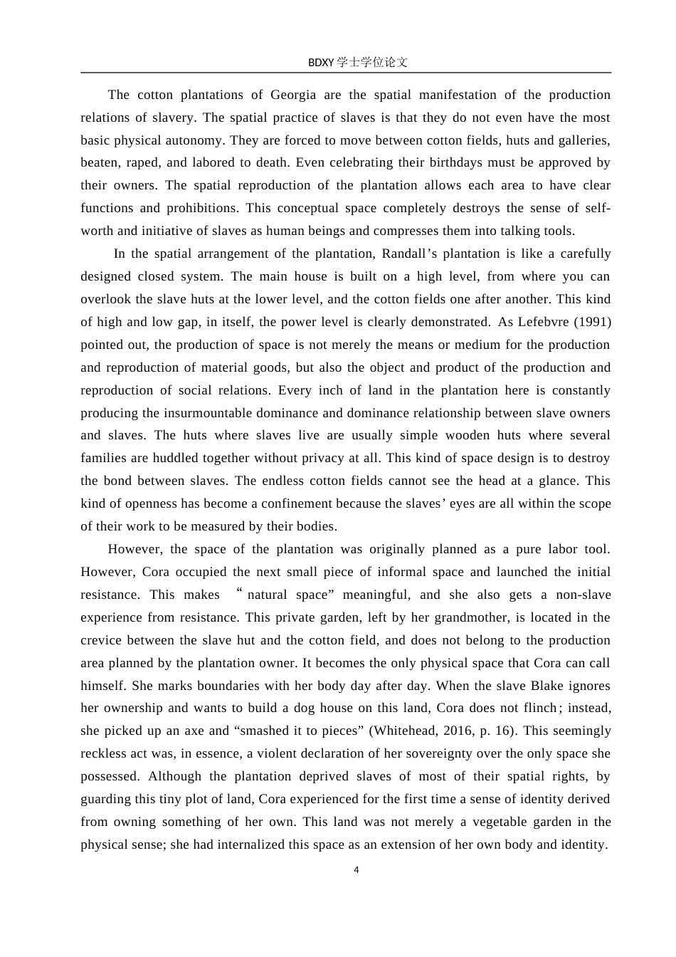 26年WP英语 空间叙事视野下《地下铁道》中科拉的身份蜕变分析 formation in The Underground Railroad from the Perspective of the Spatial Theory2.3-AI15.57(11264字).doc_第8页