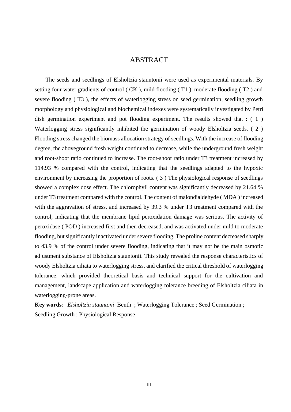 26年WP科学教育 木本香薷种子萌发及幼苗的耐涝性探究22.45-AI7.44全日制(12640字).docx_第3页