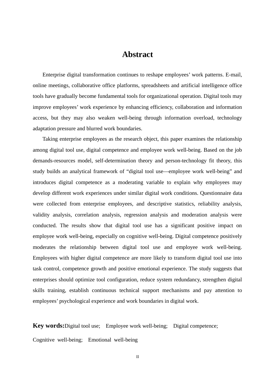 26年WP人力资源管理 数字化工具使用对员工工作幸福感影响研究19.67-AI0.0全日(14654字).docx_第2页